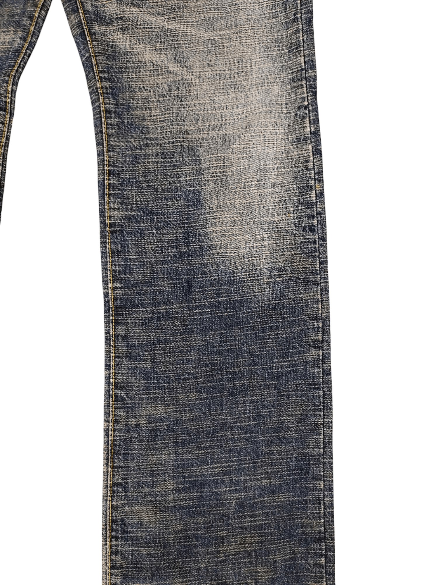 Hysteric Glamour × Undercover Vintage 90s Ku Raw Denim Japan Clawmark Slubby Denim Jeans Size US 29 - 3 Thumbnail