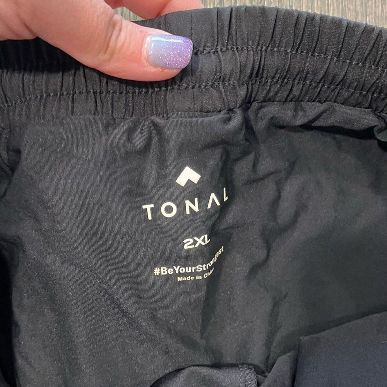 Vintage NWOT Tonal Mens Black Basketball Athletic Shorts Size 2X Size US 40 / EU 56 - 6 Thumbnail