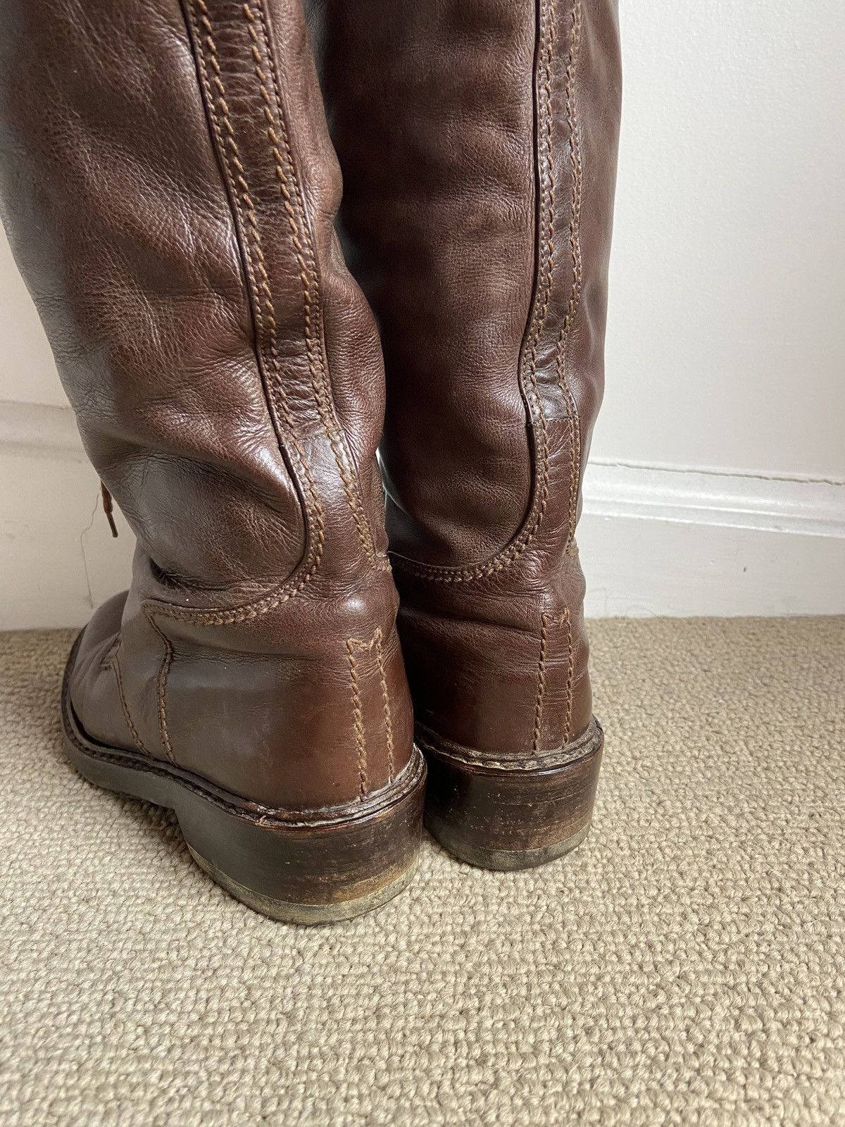 Chanel Chanel Leather Riding Boots Size US 7 / IT 37 - 10 Thumbnail