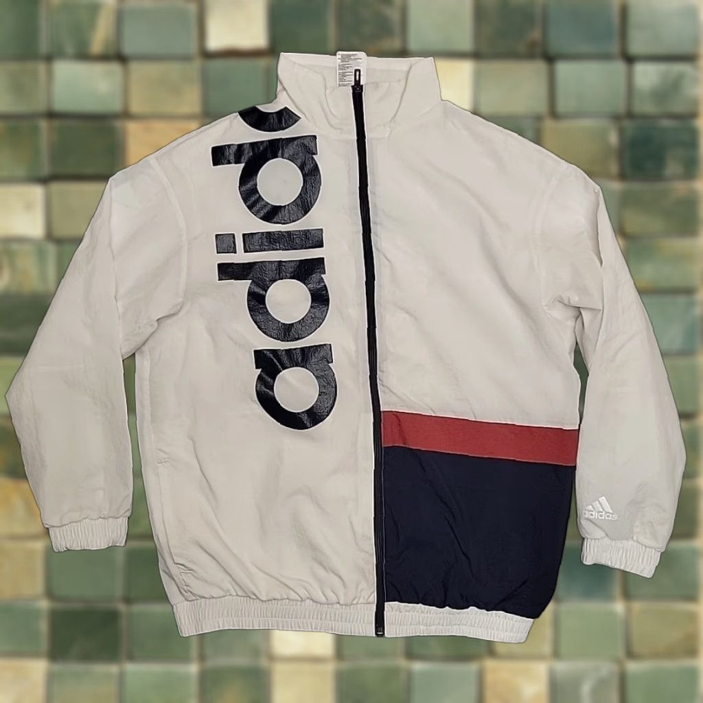 Adidas Adidas Jacket Men M White Navy Red Colorblock Logo Track Zip Up 90s Streetwear Mens Size US M / EU 48-50 / 2 - 1 Thumbnail