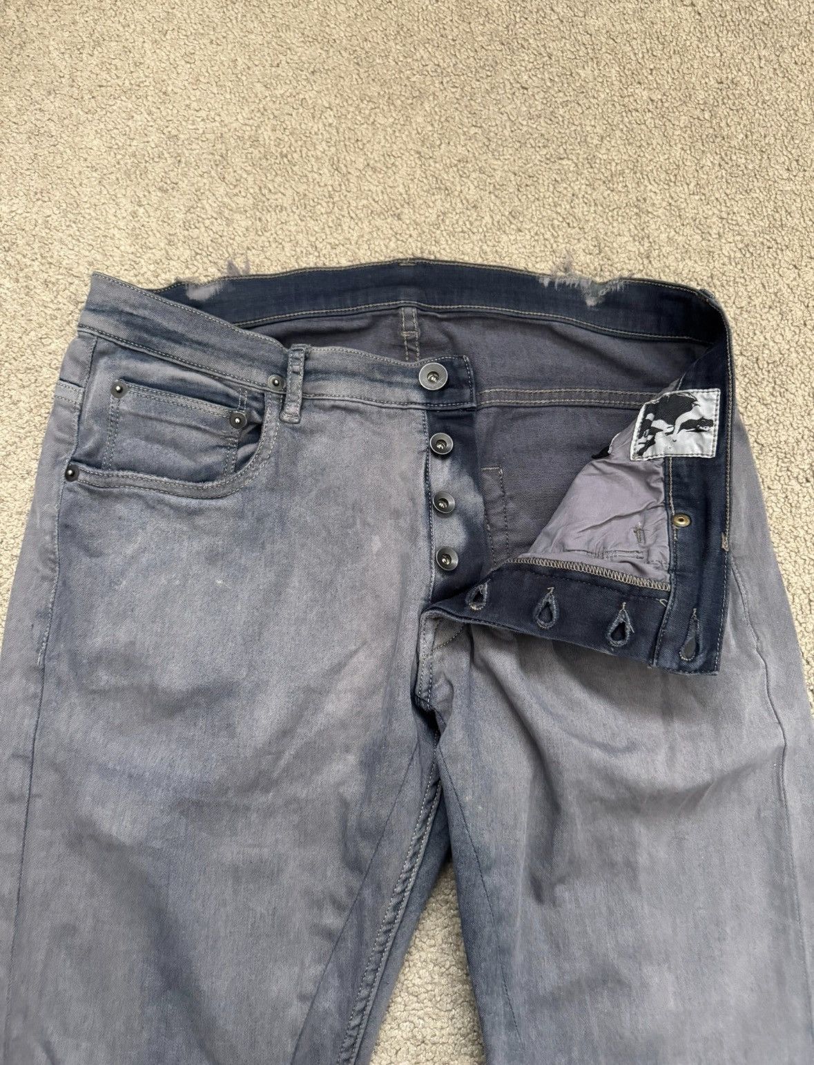 Rick Owens SS16 Rick Owens DRKSHDW Hustler Detroit Cut Jeans Size US 30 / EU 46 - 5 Thumbnail