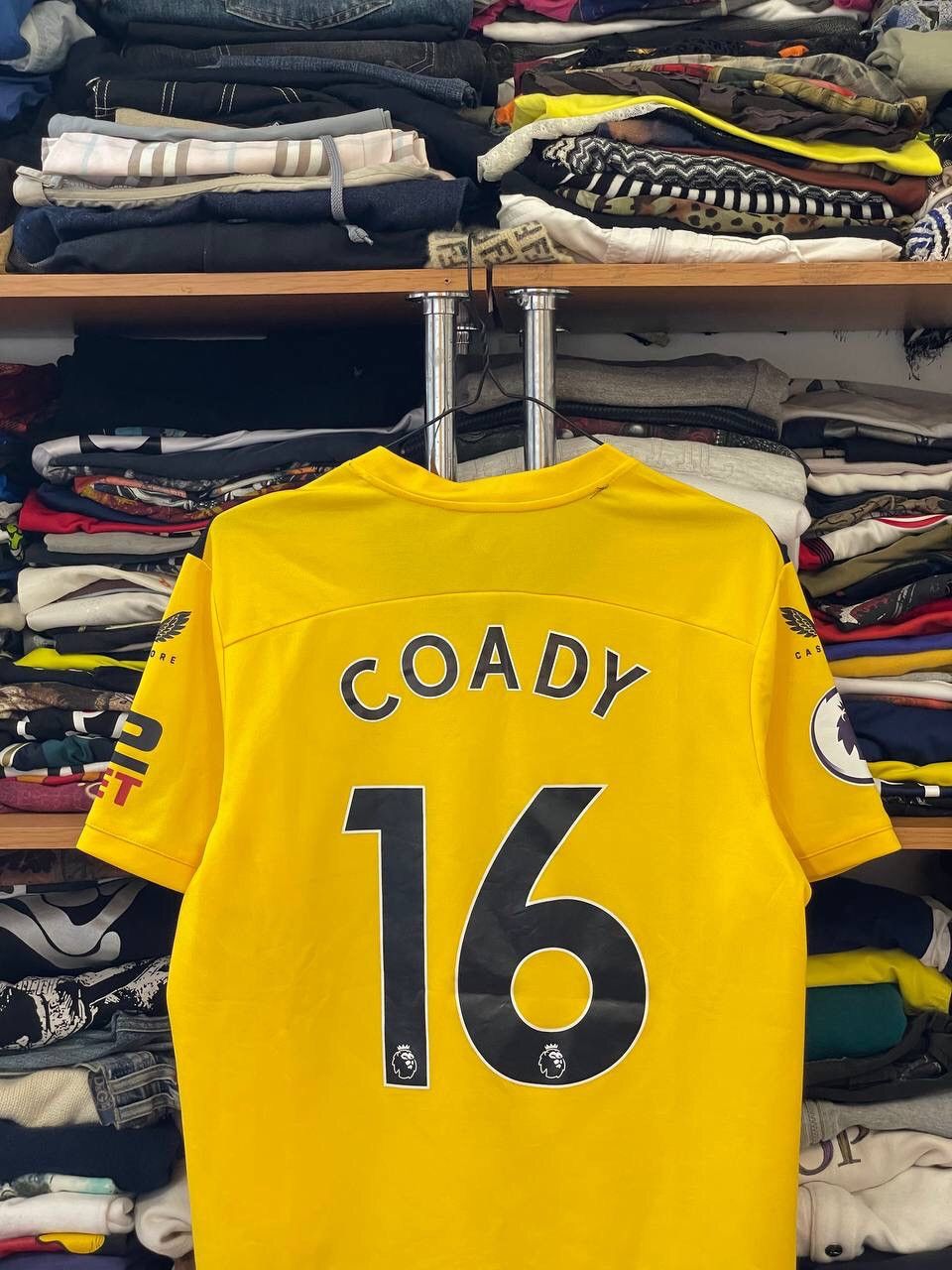 Vintage Wolverhampton Wanderers 2020-21 Coady Soccer Jersey Size US L / EU 52-54 / 3 - 10 Thumbnail
