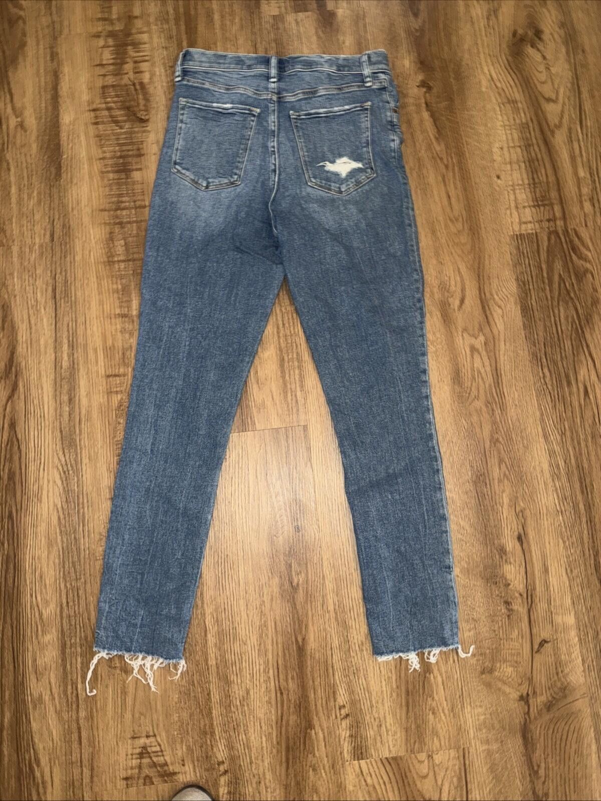 Abercrombie & Fitch Abercrombie & Fitch Super Skinny Ankle High Rise Jeans Crop Size 30" / US 8 / IT 44 - 5 Thumbnail