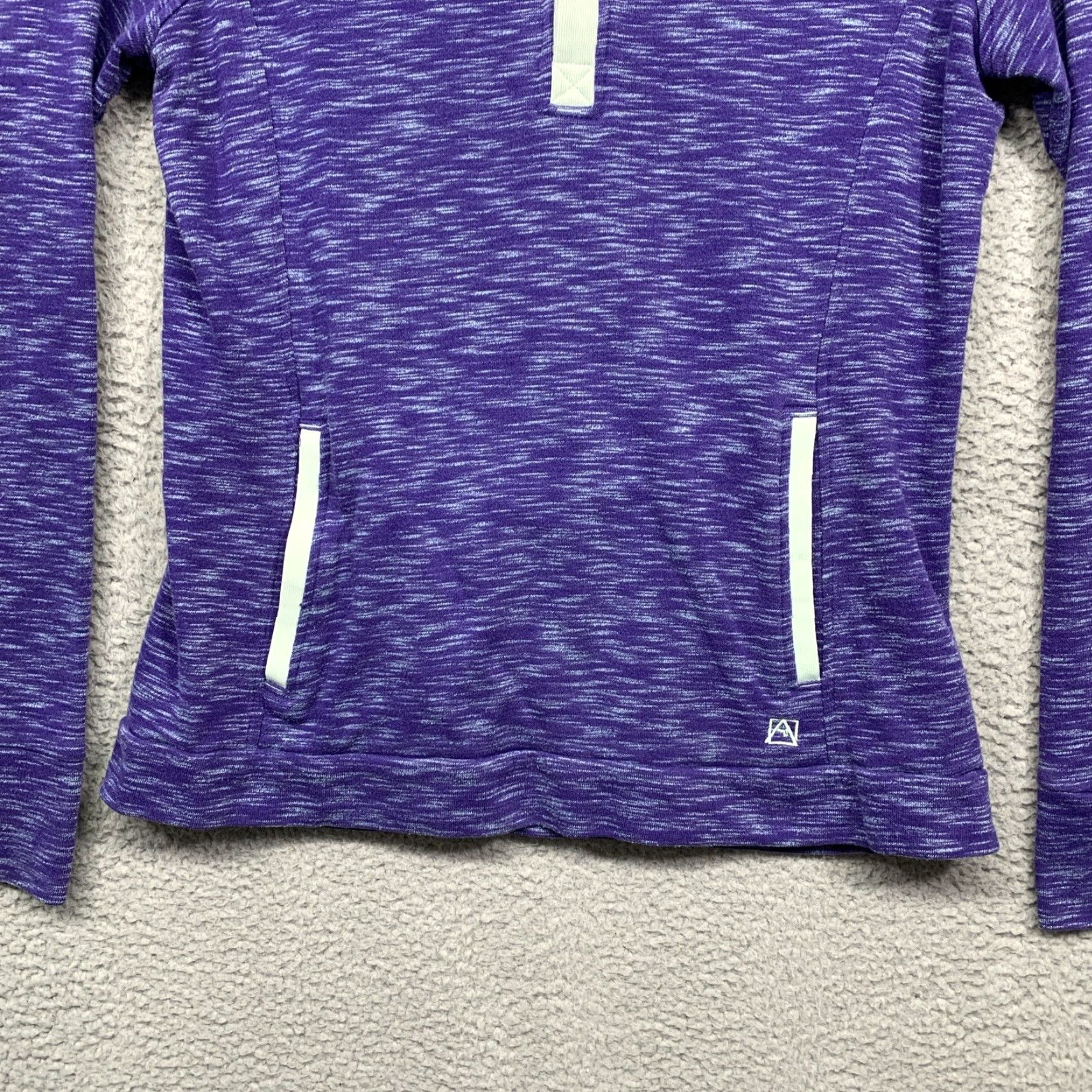Avalanche Avalanche Athletic Pullover Top Women’s Medium Purple White Kangaroo Pocket LOGO Size M / US 6-8 / IT 42-44 - 3 Thumbnail