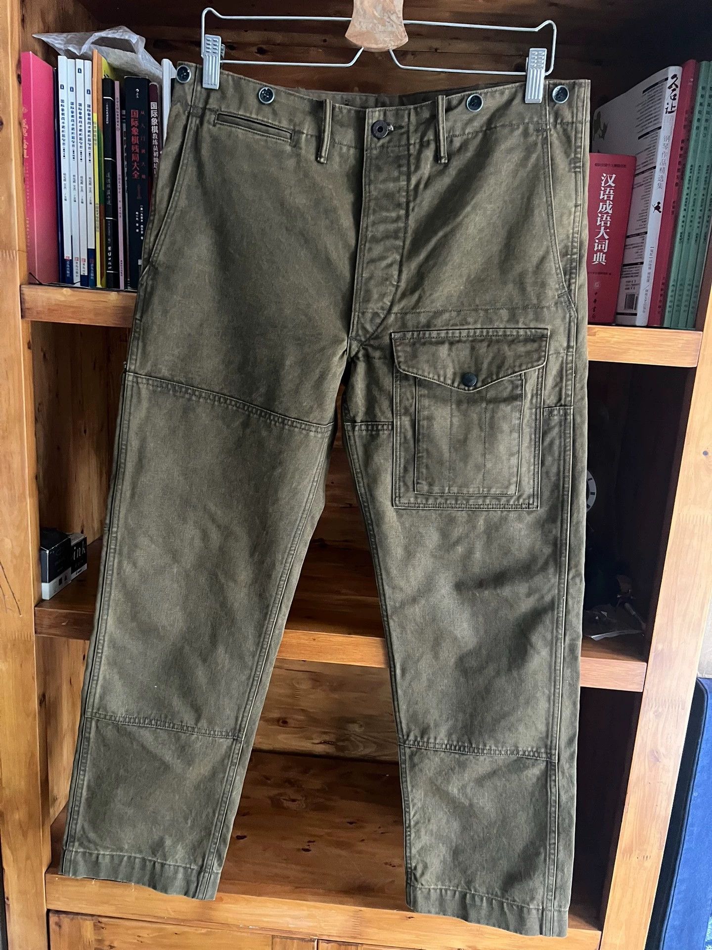 RRL Ralph Lauren RRL Vintage Canvas Bib Work Pants Authentic Size US 32 / EU 48 - 3 Thumbnail