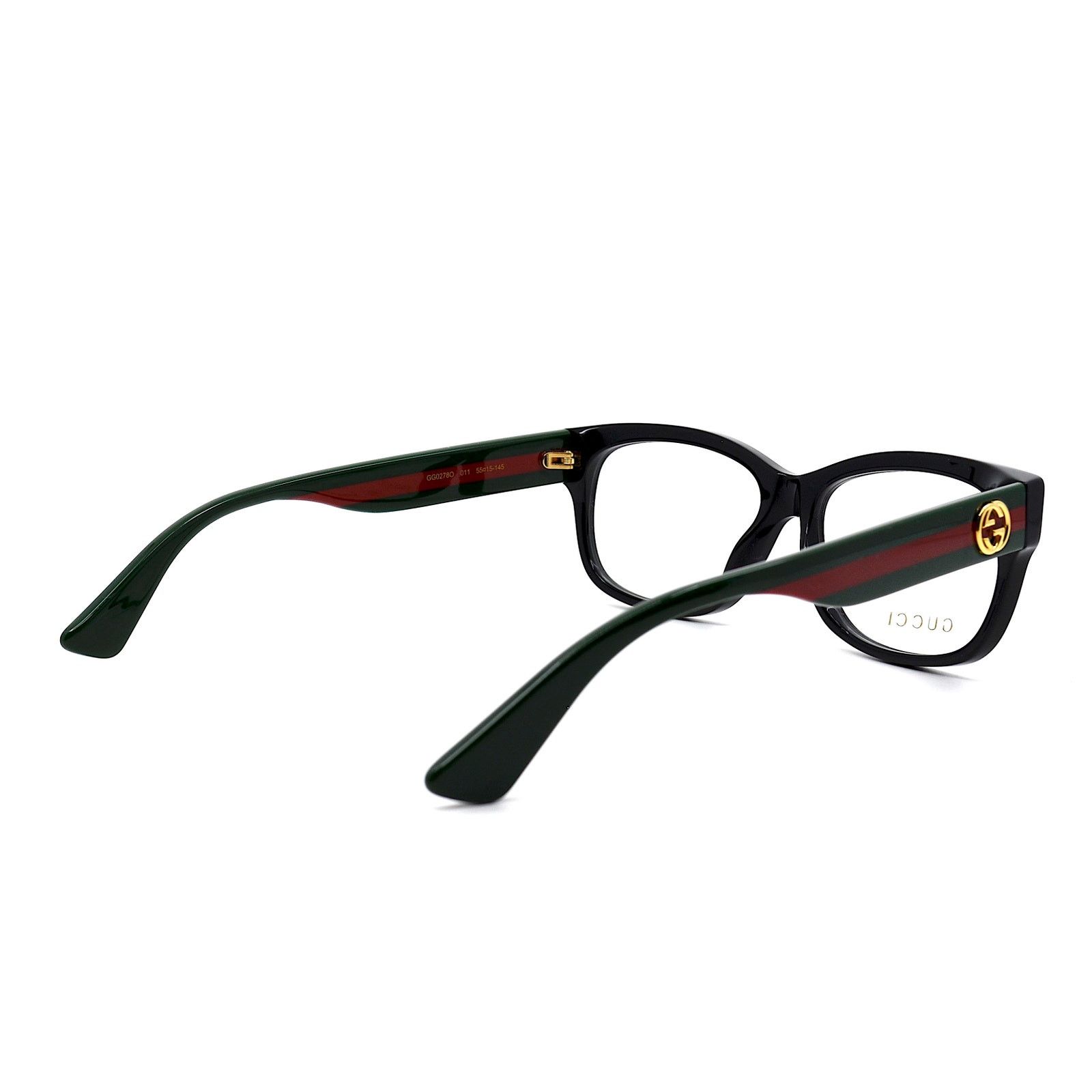 Gucci Gucci GG0278O Black Green Authentic Eyeglass Frame Italy Size ONE SIZE - 7 Thumbnail