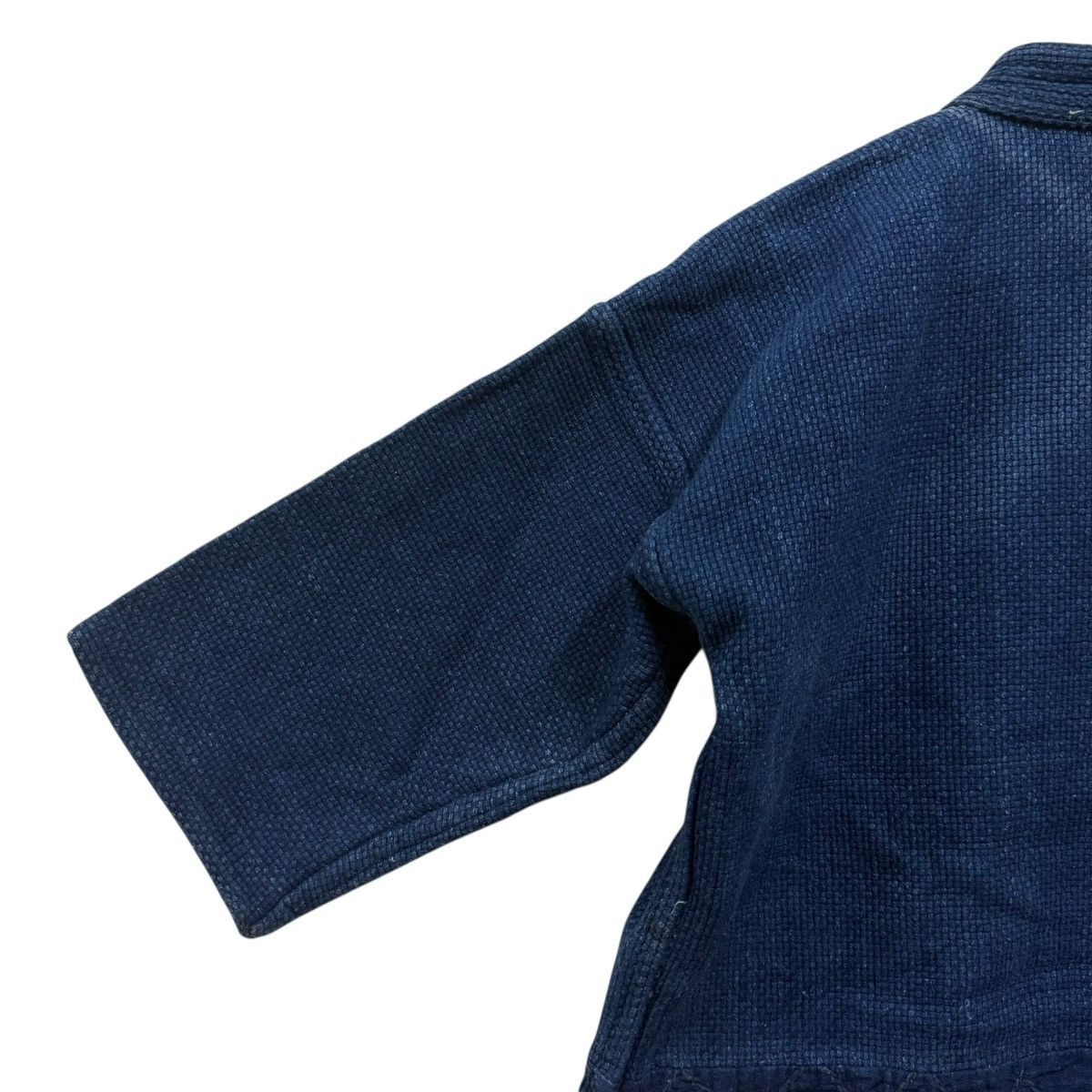 Japanese Brand Vintage Japanese Indigo Hanten Kimono Jacket Sashiko kendo Size US L / EU 52-54 / 3 - 10 Thumbnail