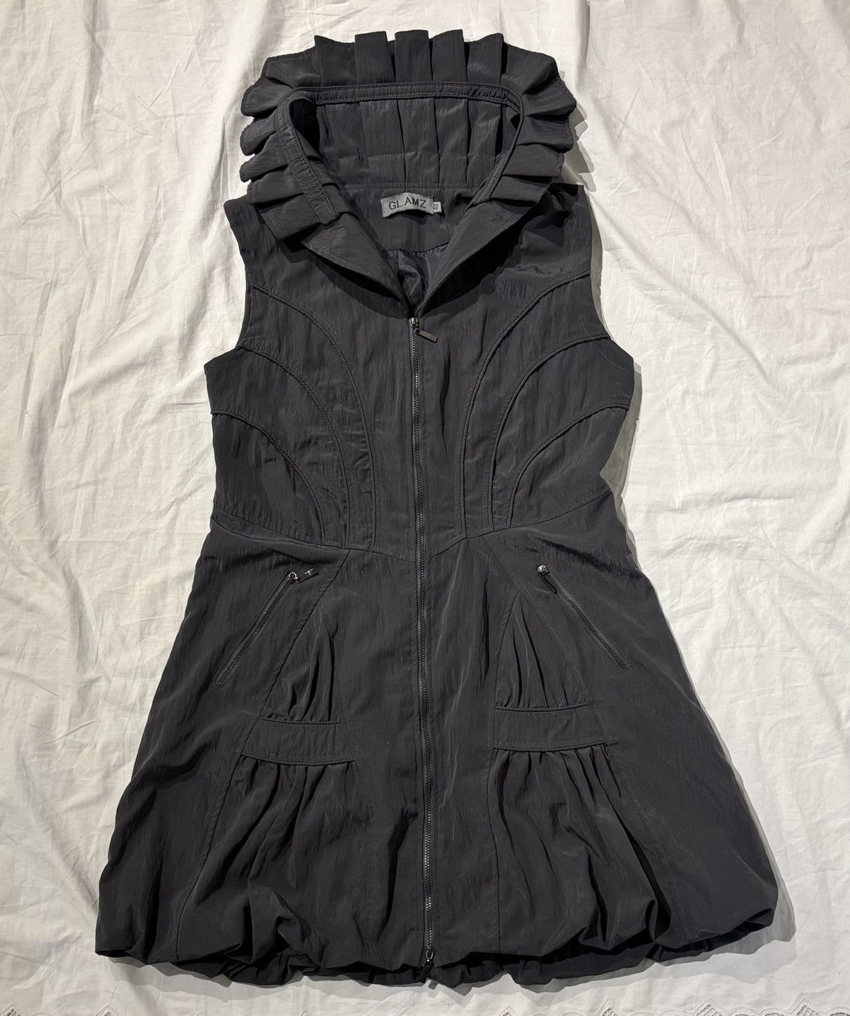 Vintage Vintage adjustable military double zip dress Size S / US 4 / IT 40 - 1 Thumbnail
