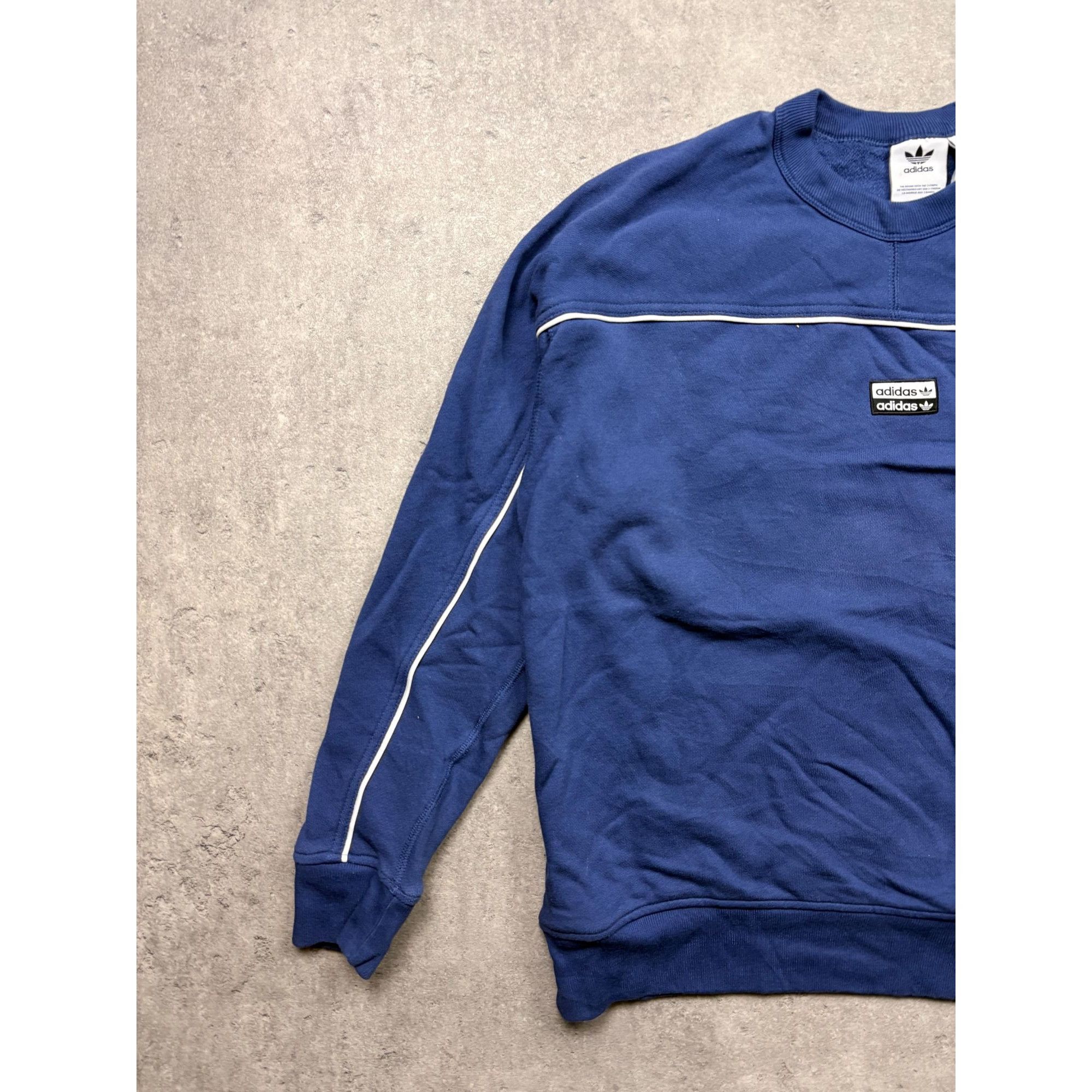 Adidas Vintage Adidas "Heritage" Pullover Hoodie – Navy & Red – Siz Size US M / EU 48-50 / 2 - 2 Thumbnail