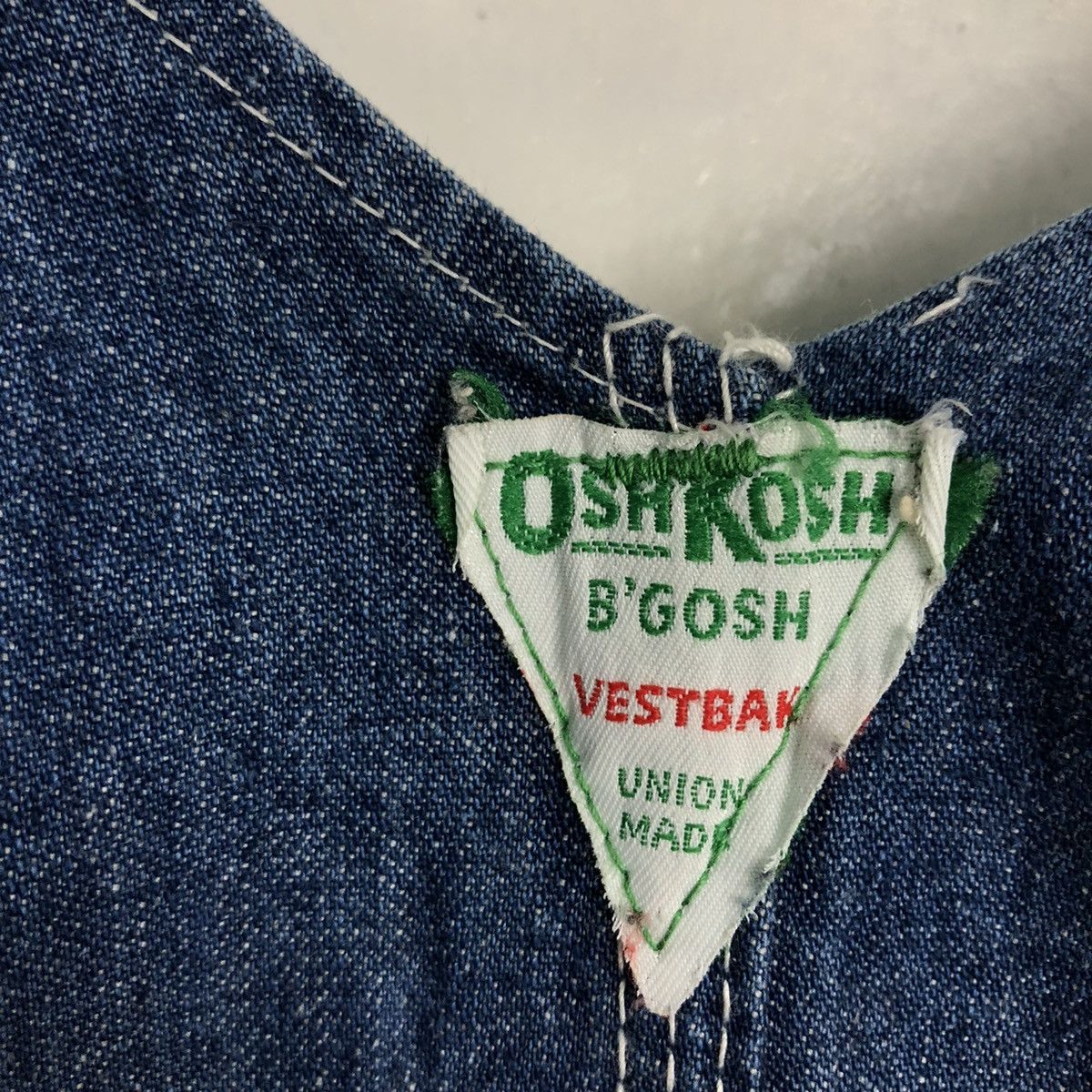 Japanese Brand 🔥90’s Denim Jeans Overall Workers Chore Oshkosh USA Size US 30 / EU 46 - 10 Thumbnail
