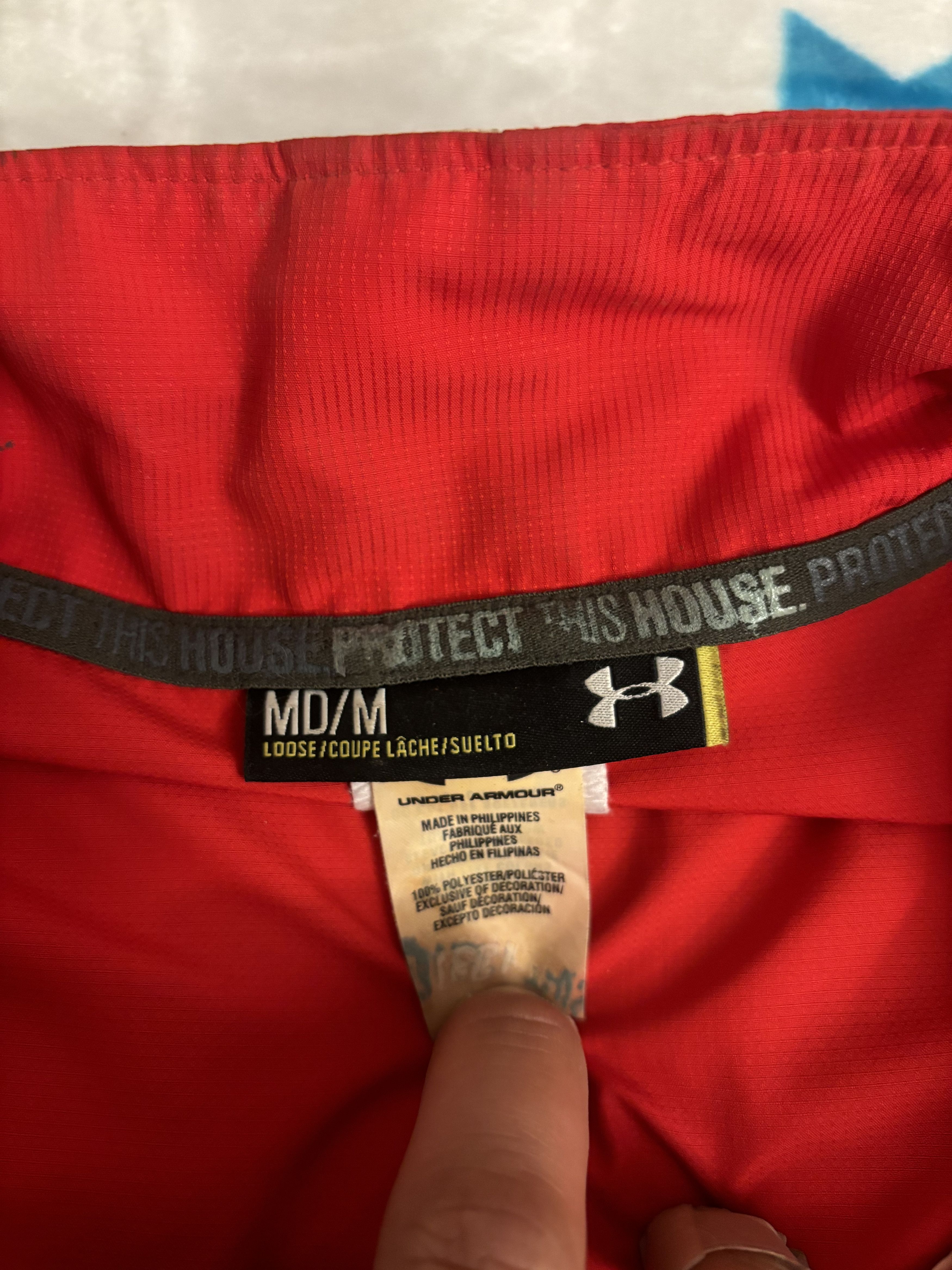 Under Armour RED UNDER ARMOUR WINDBREAKER Size US M / EU 48-50 / 2 - 4 Thumbnail
