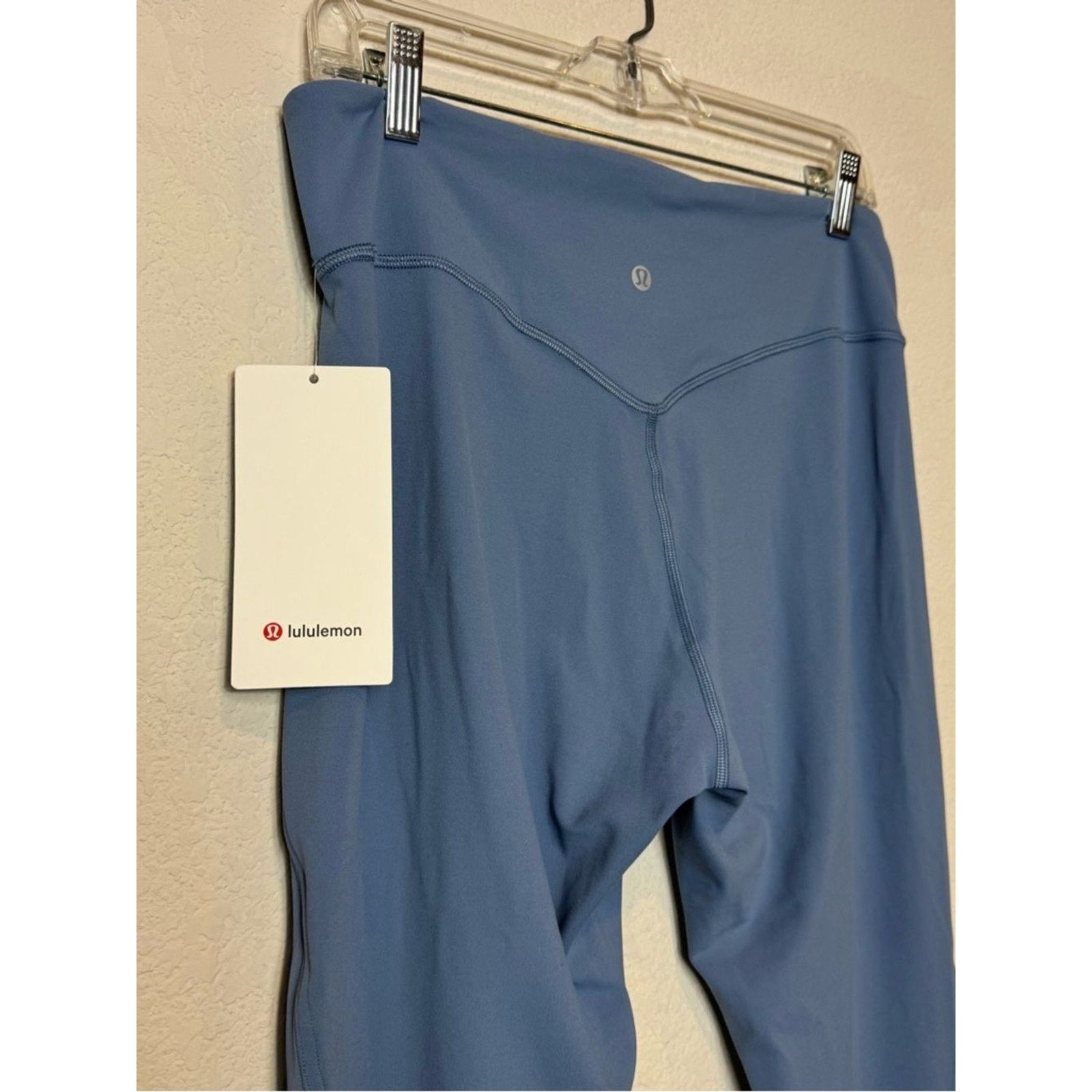 Lululemon Lululemon High Rise Mesh Panel 25 inch Leggings Blue sz 14 Size 36" / US 14 / IT 50 - 8 Thumbnail