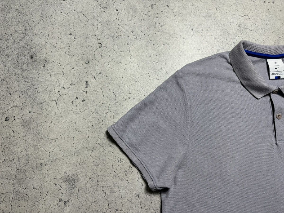 Nike Nike RF Roger Federer Vintage Tennis Court Polo Shirt Size US L / EU 52-54 / 3 - 4 Thumbnail