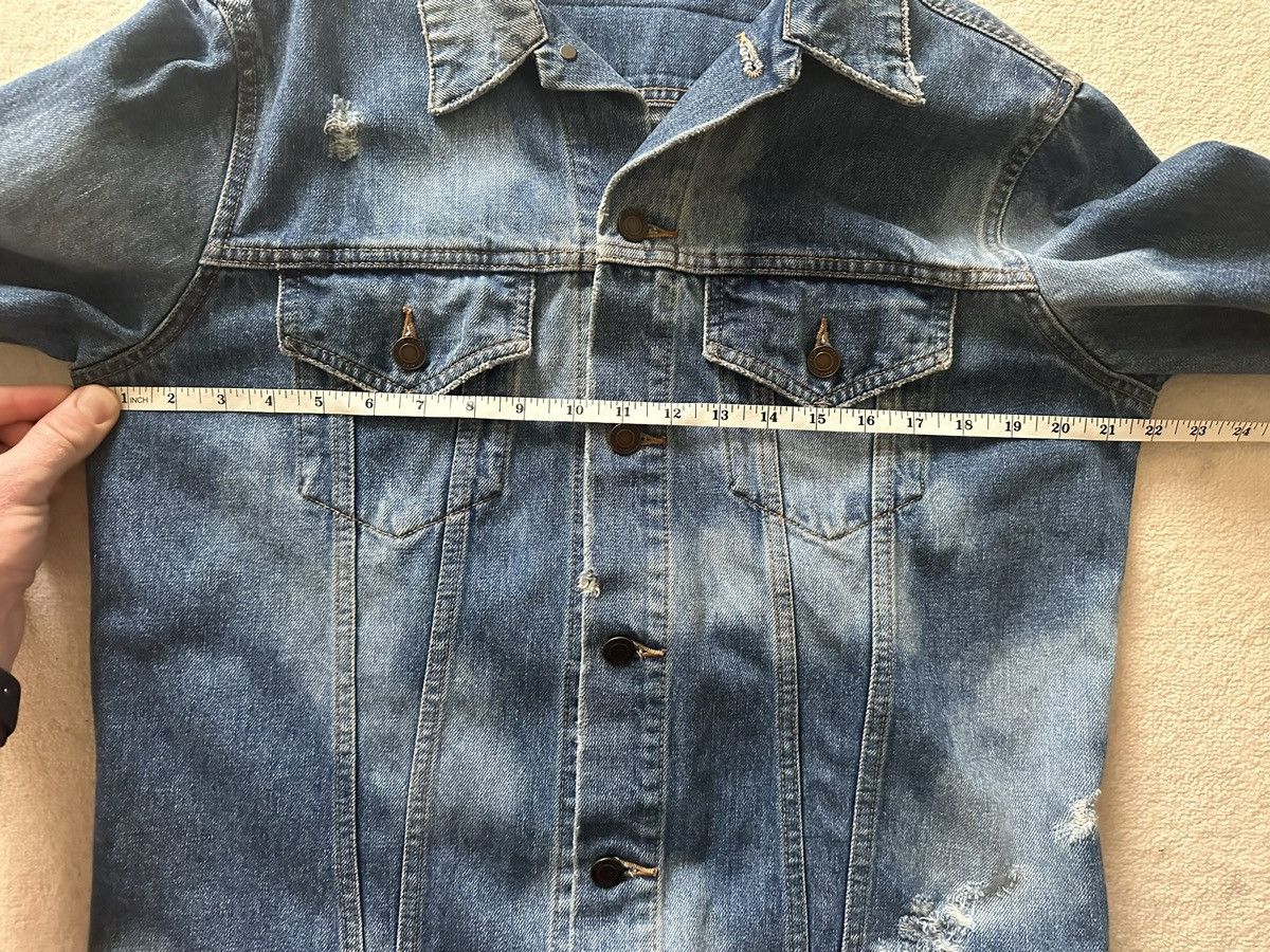 Saint Laurent Paris $1490 SS17 Saint Laurent Sweet Dreams studded denim jacket Size US L / EU 52-54 / 3 - 9 Thumbnail