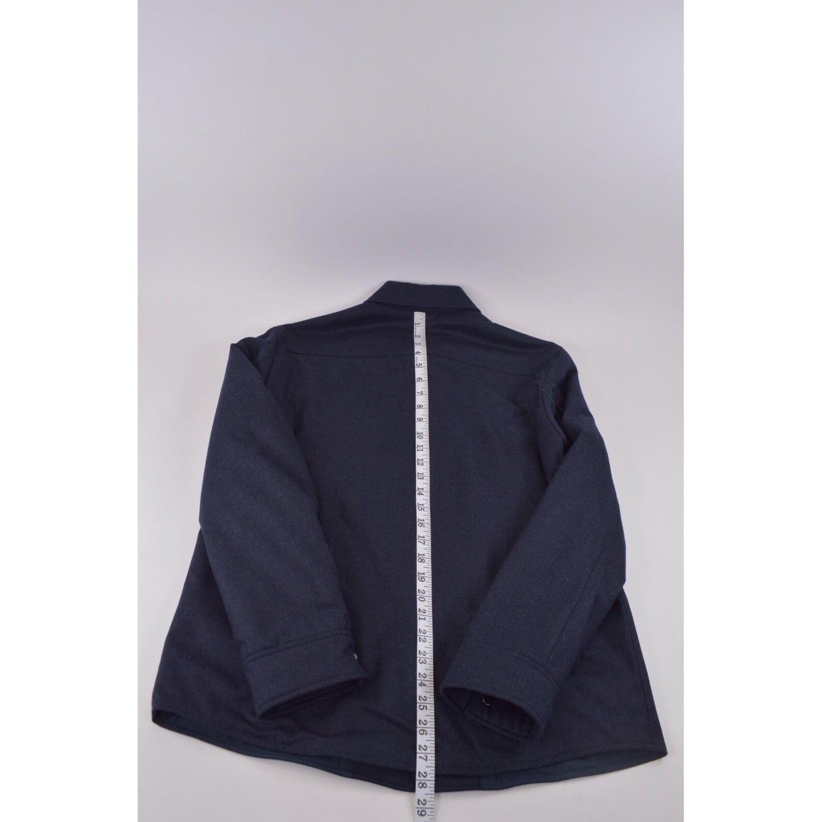 Luciano Barbera Luciano Barbera Overshirt Size S US In Blue Wool Size US S / EU 44-46 / 1 - 7 Thumbnail