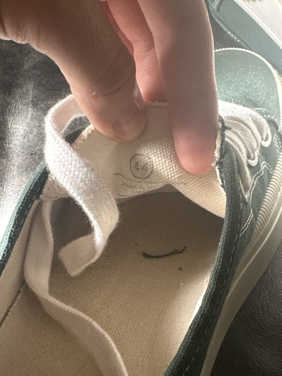AMI AMI Paris Low Top Sneakers – Green Canvas Size US 11 / EU 44 - 7 Thumbnail