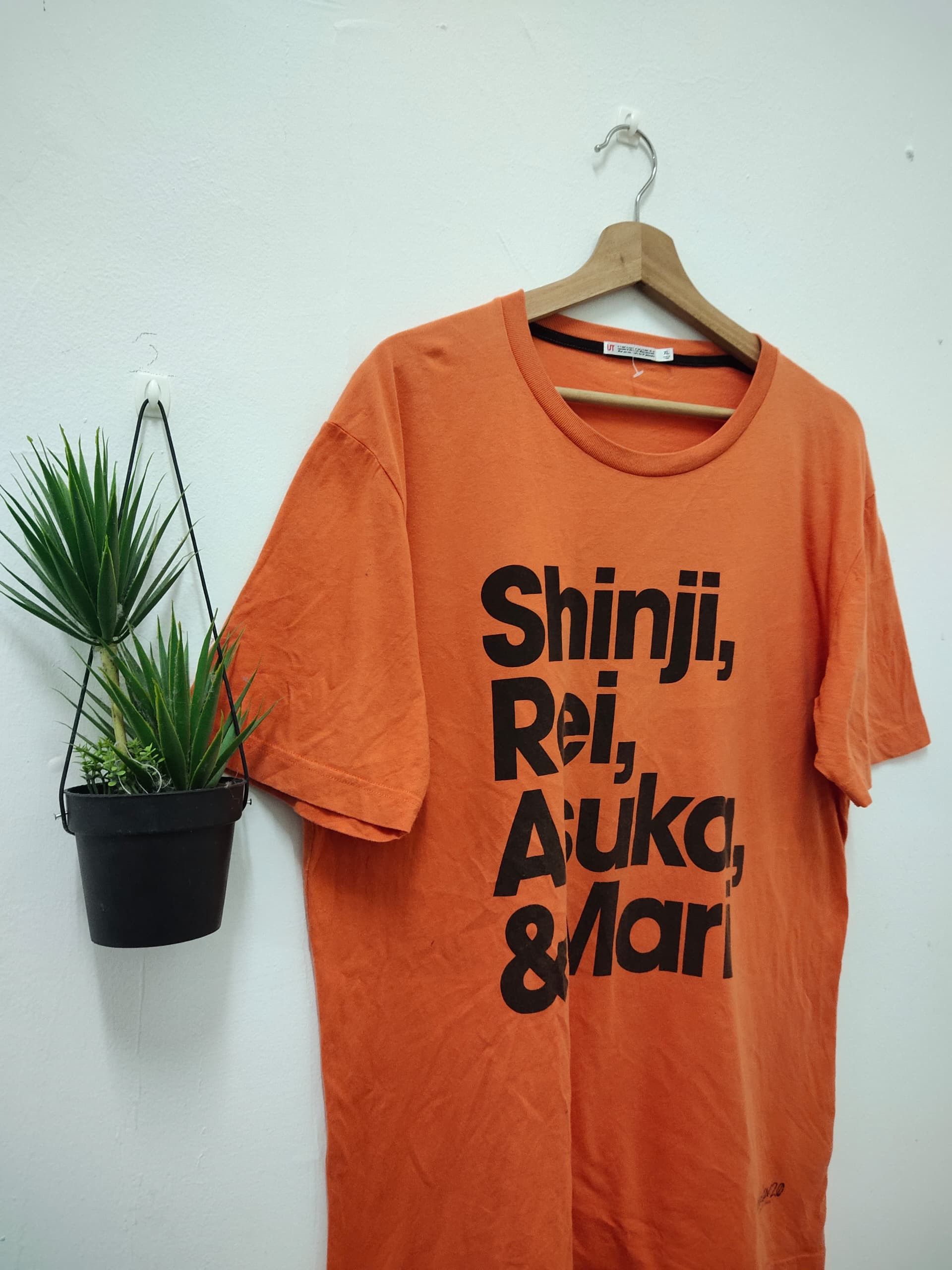 Anime Evangelion Japanese anime t shirt asuka rei Size US XL / EU 56 / 4 - 5 Thumbnail