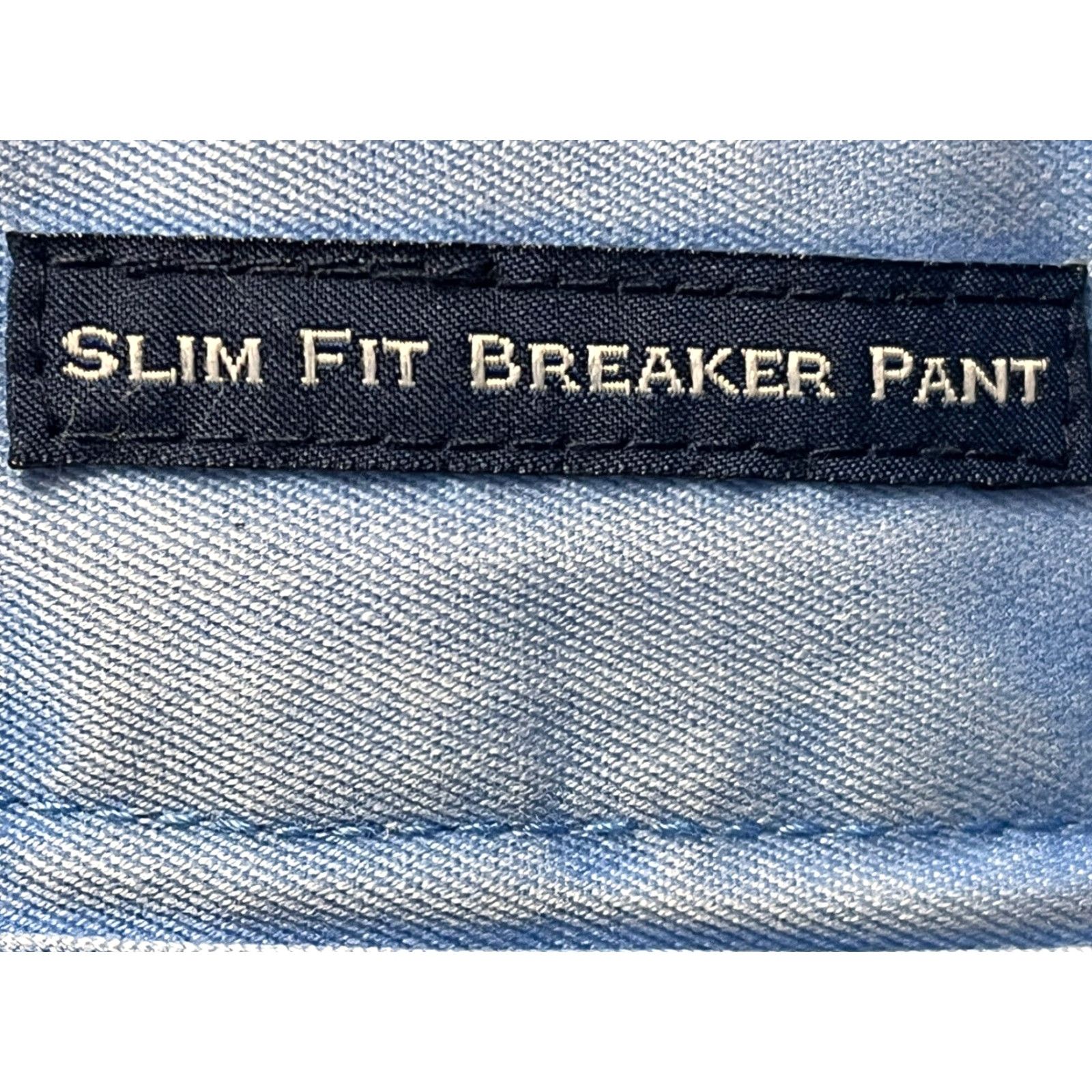 Vineyard Vines Vineyard Vines Slim Fit Breaker Pants Mens Blue Chino 33x30 Regular Slim Front Flat Cotton Unsigned GUC Size US 33 - 6 Thumbnail