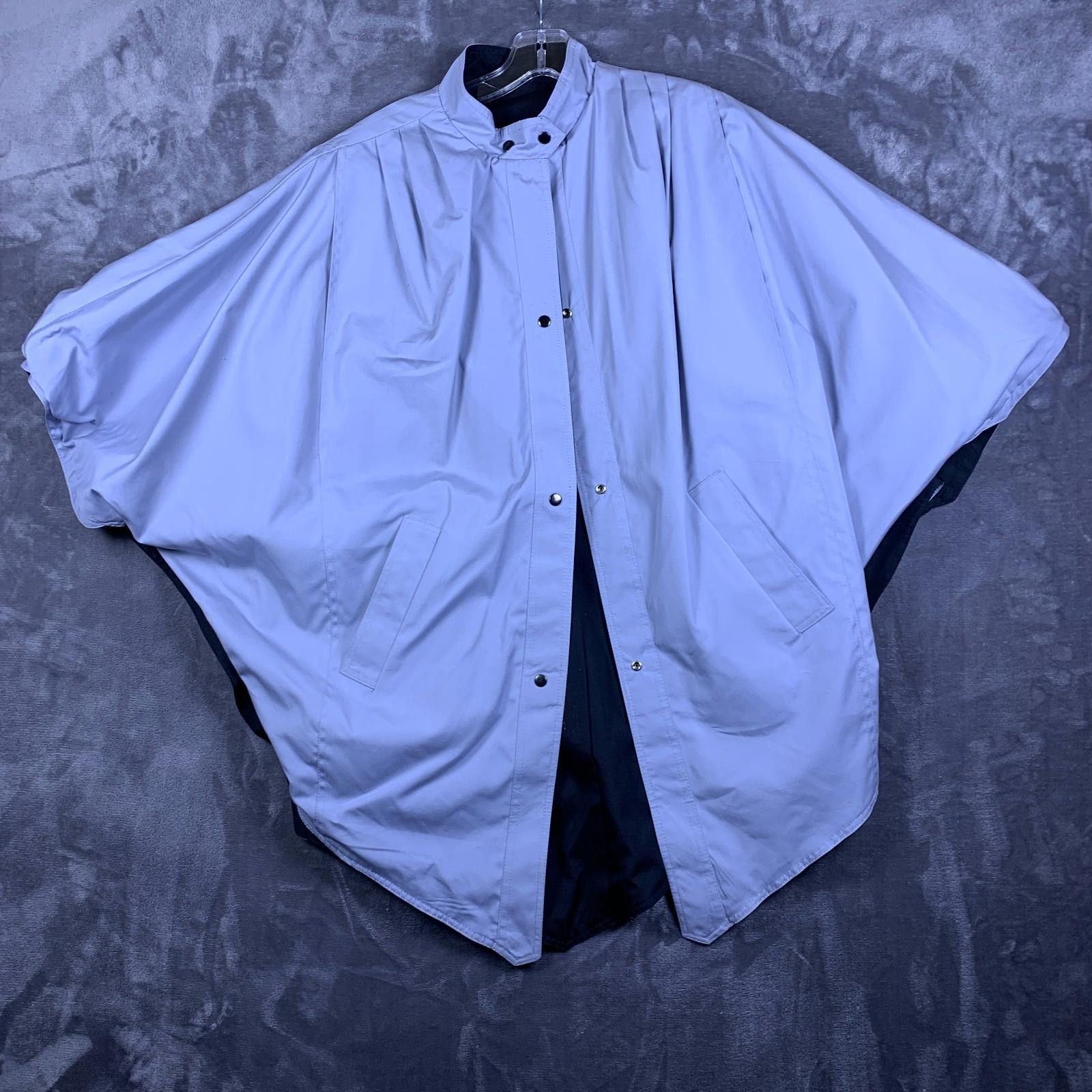 Designer Womens Reversible Cape/Jacket CUSTOM MADE Sz.L/XL (299) Size US L / EU 52-54 / 3 - 1 Thumbnail