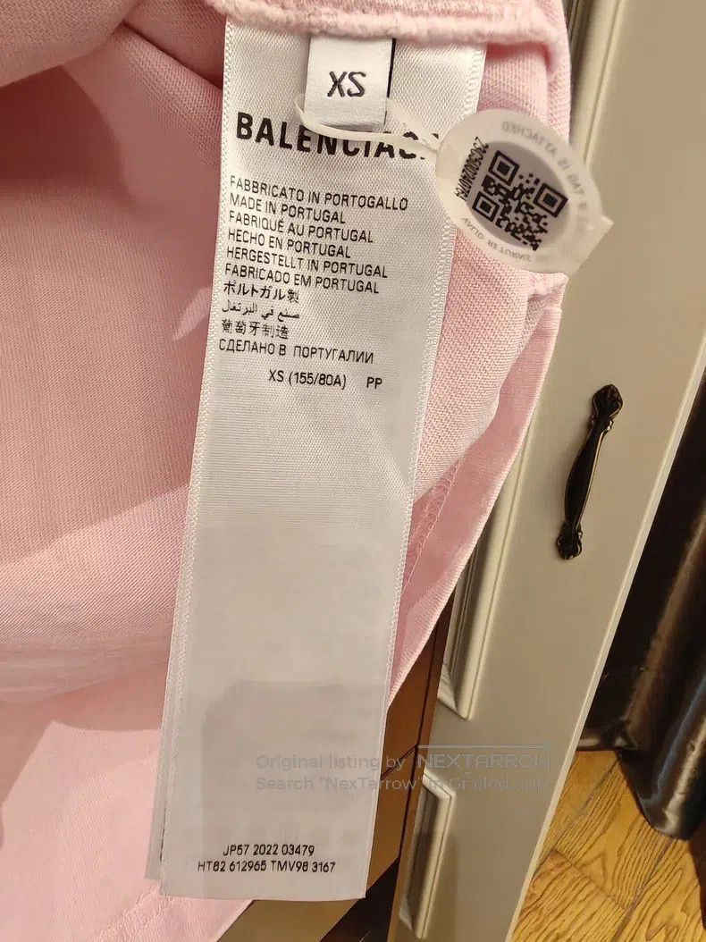 Balenciaga Balenciaga Pink short-sleeve T-shirt, size XS, women's Size XS / US 0-2 / IT 36-38 - 3 Thumbnail