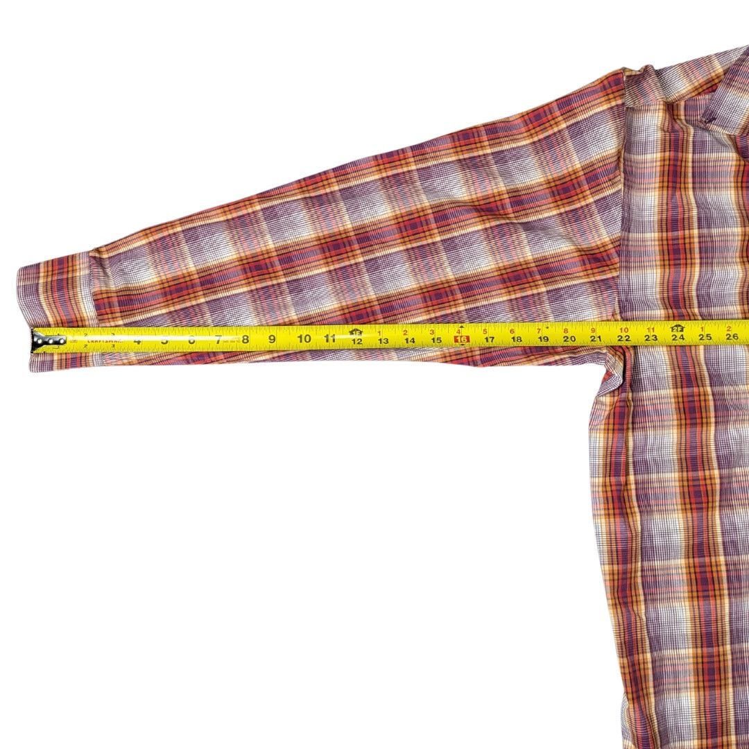 Wrangler Wrangler Long-Sleeve Wide Pattern Plaid Button-Down|Men's XL Size US XL / EU 56 / 4 - 5 Thumbnail