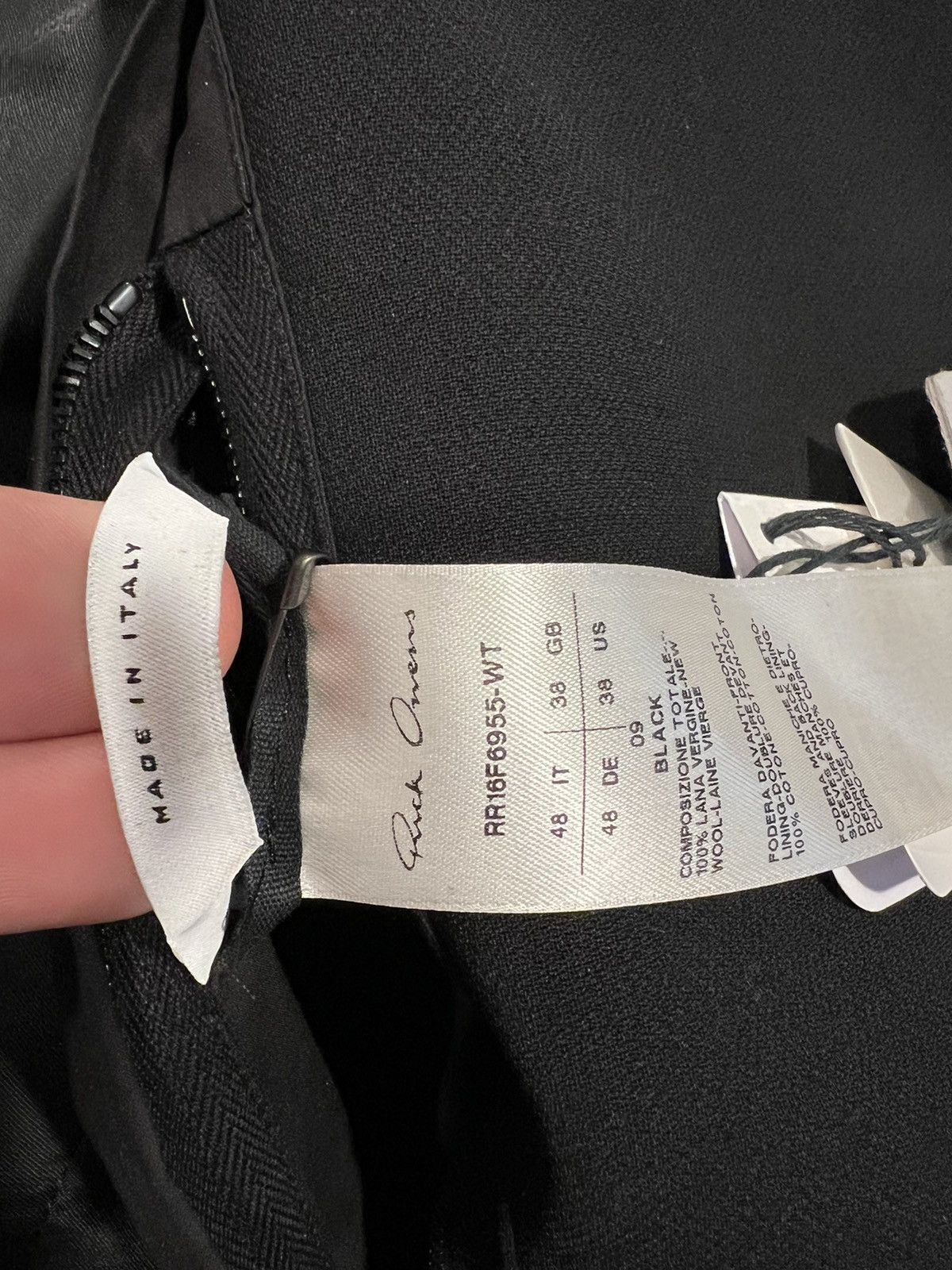 Rick Owens Rick Owens Mens coat 48/38/M. $2800 Size US M / EU 48-50 / 2 - 10 Thumbnail