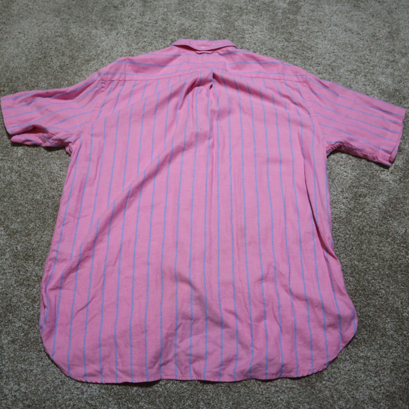 Tommy Hilfiger Tommy Hilfiger Shirt Men L Pink Striped Button-Down 2000s Pearl Button Front Century? Size US L / EU 52-54 / 3 - 8 Thumbnail