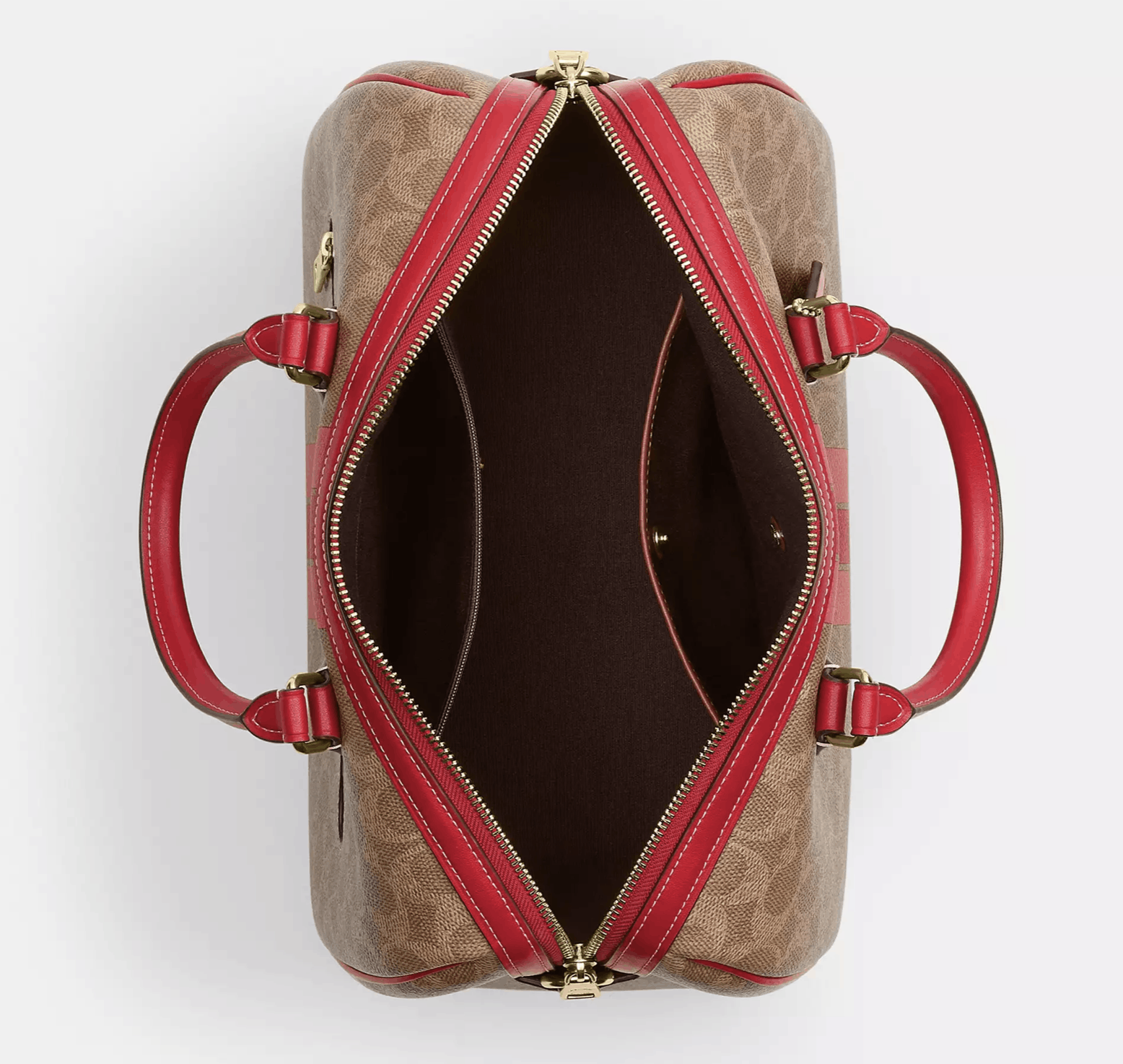 Coach Rowan Large Satchel Bag In Signature Canvas CAL83 Size ONE SIZE - 8 Thumbnail
