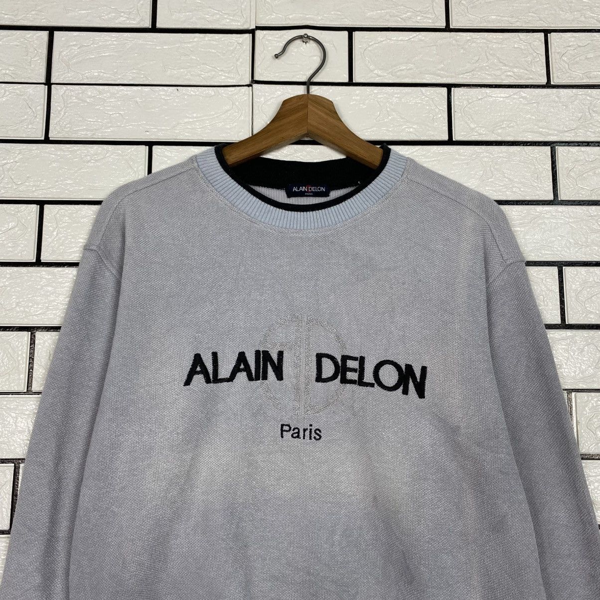 Japanese Brand 📌Vintage Sweatshirt Alain Delon Big Logo Size US M / EU 48-50 / 2 - 4 Thumbnail