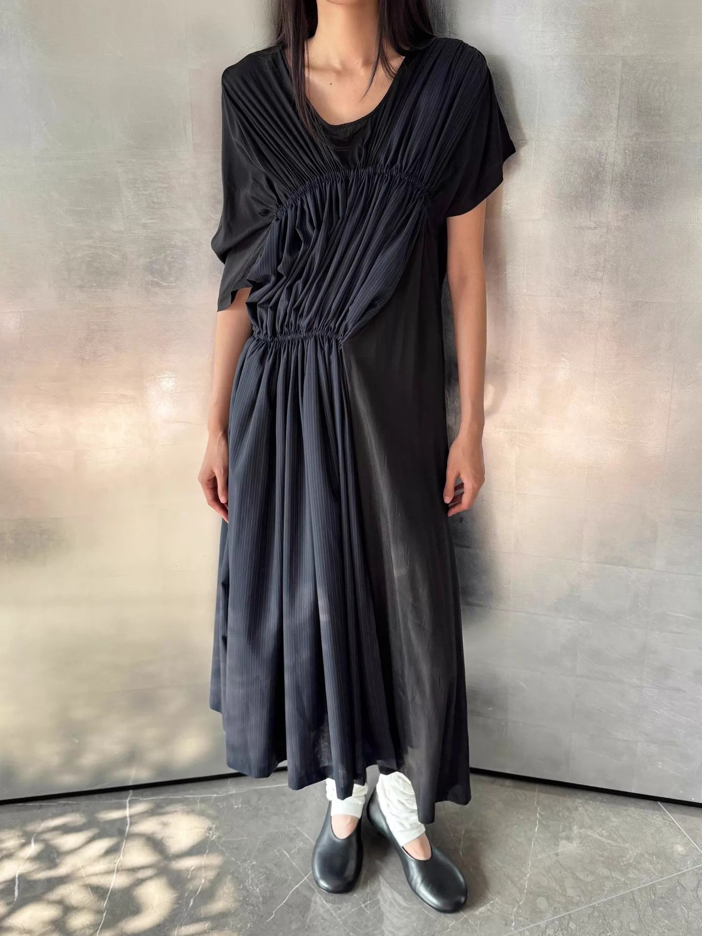 Junya Watanabe Junya Watanabe AD2021 Stretch Pleated Vol Dress Size S Size S / US 4 / IT 40 - 6 Thumbnail