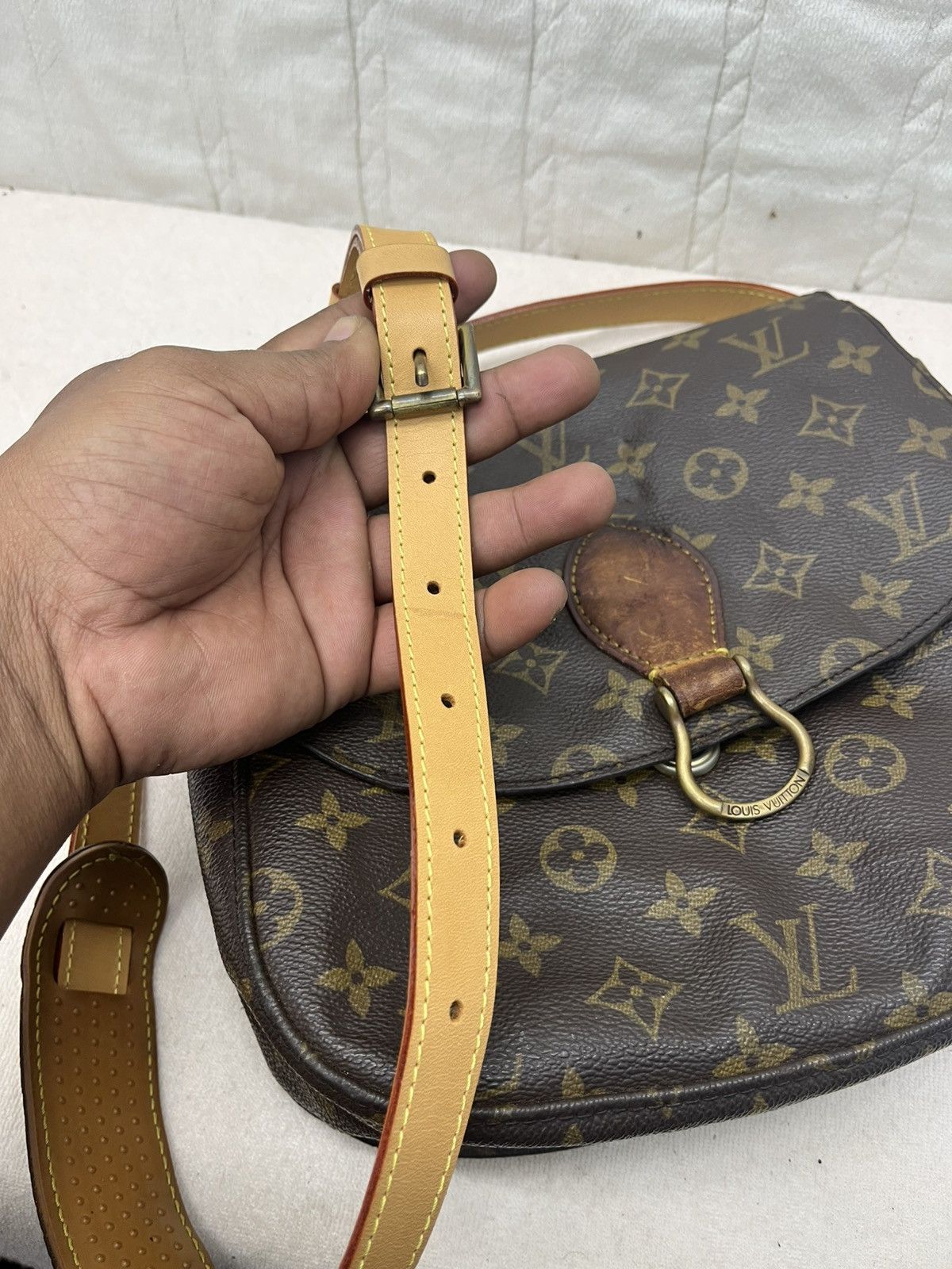 Louis Vuitton × Vintage VTG MONOGRAM LOUIS VUITTON SAINT CLOUD SHOULDER BAG Size ONE SIZE - 16 Thumbnail