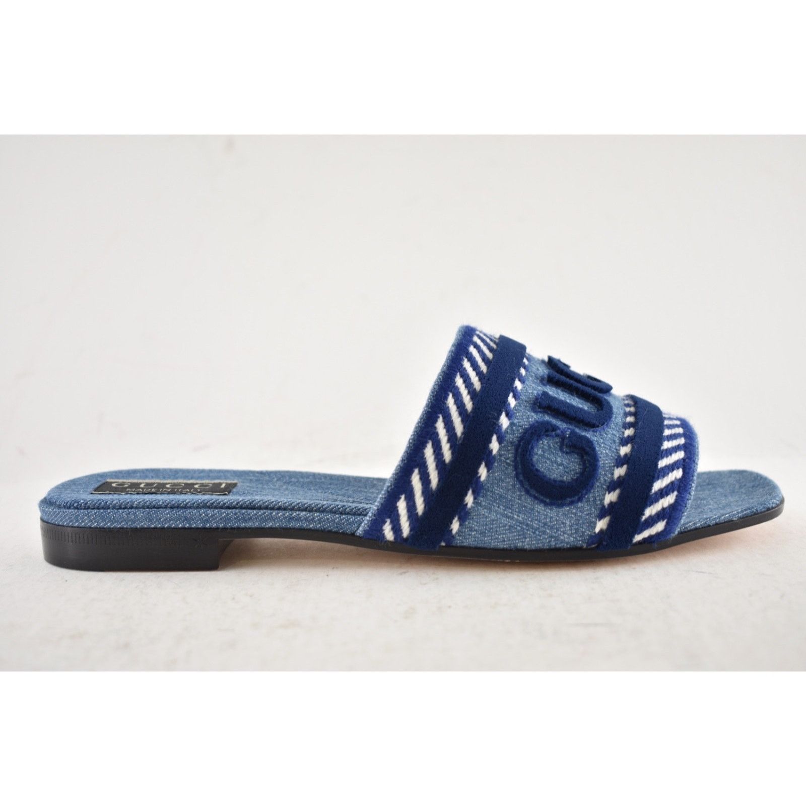 Gucci Gucci Jane Light Blue Denim Mule Sandal 37 Size US 7 / IT 37 - 2 Thumbnail