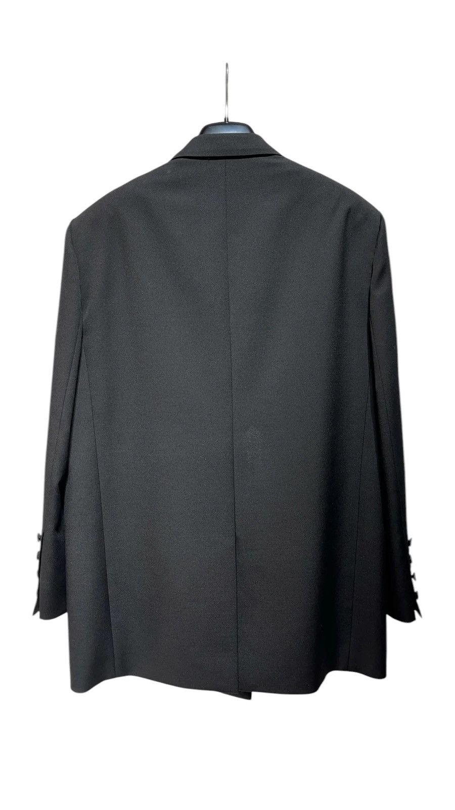 Saint Laurent Paris Double Breasted Wool Satin Collar Blazer Size US L / EU 52-54 / 3 - 2 Thumbnail