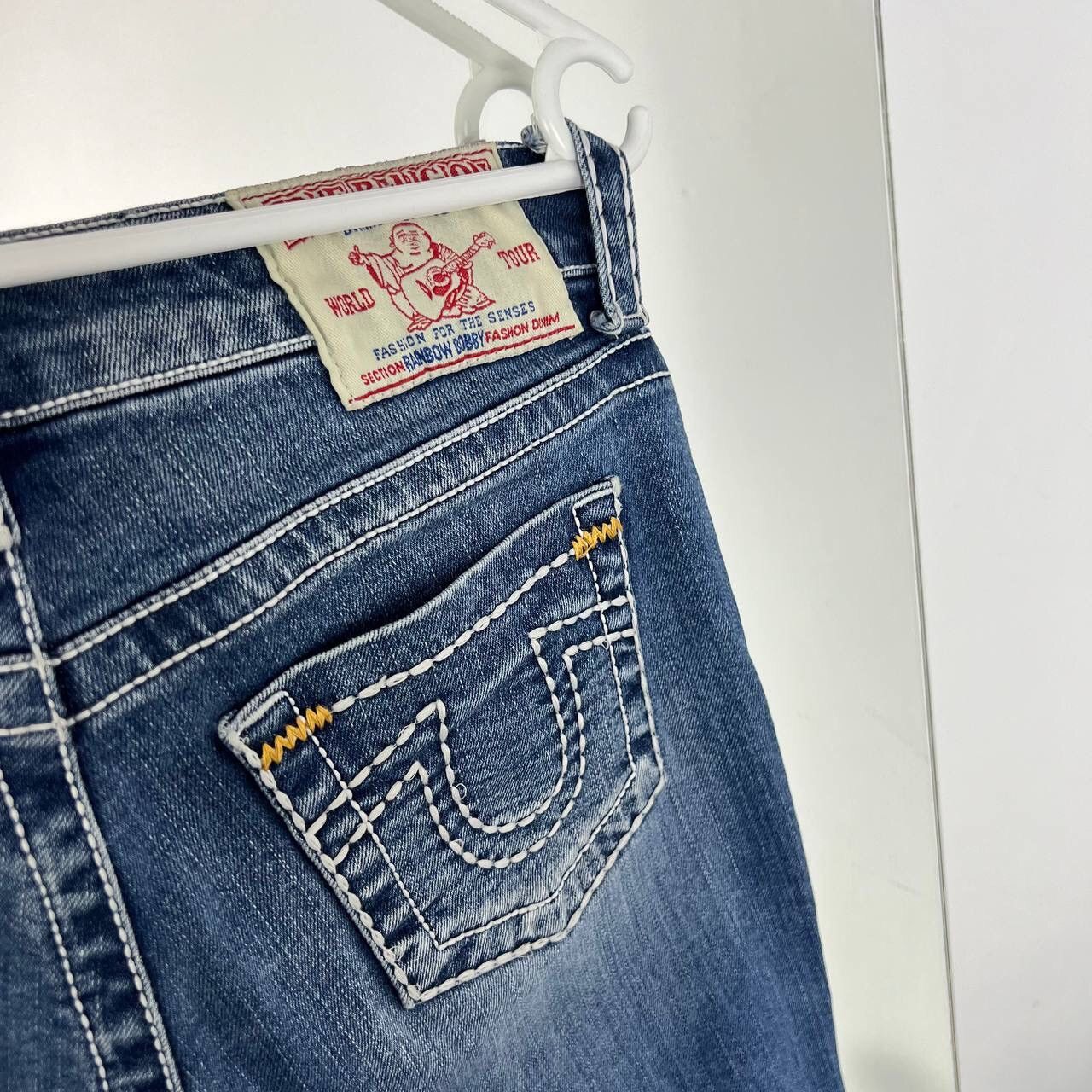 True Religion Y2k Vintage Denim True Religion Pants Distressed Japanese Size 30" / US 8 / IT 44 - 3 Thumbnail