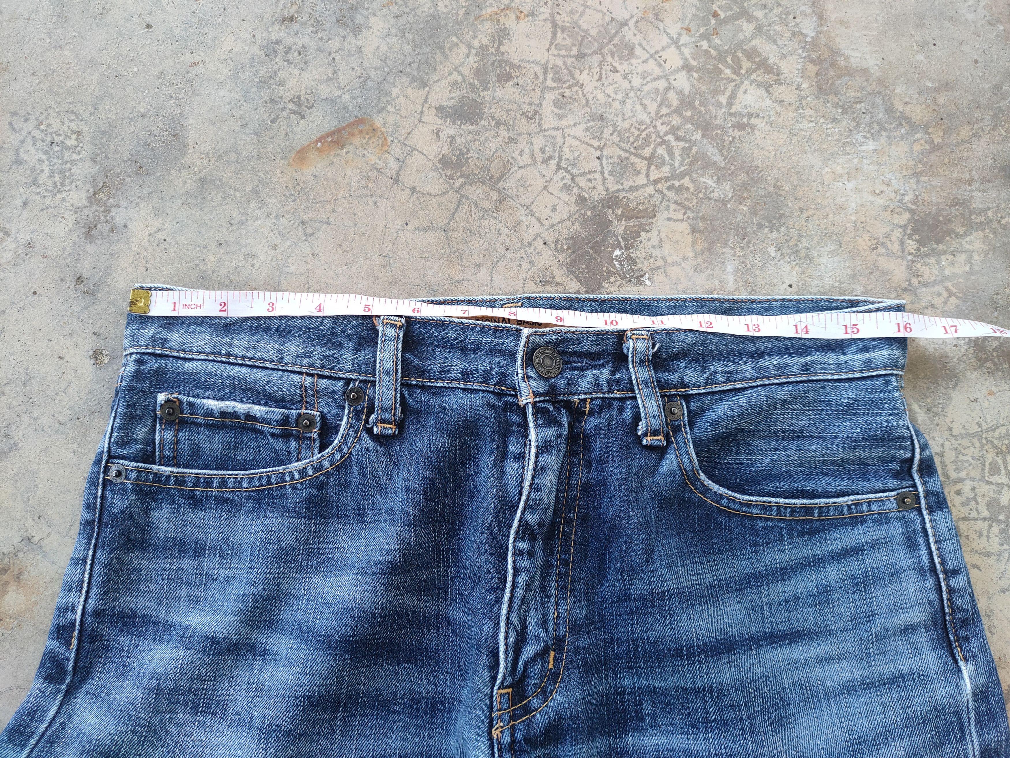 Vintage VINTAGE JAPANESE FADED JEAN DENIM PANTS Size US 32 / EU 48 - 6 Thumbnail