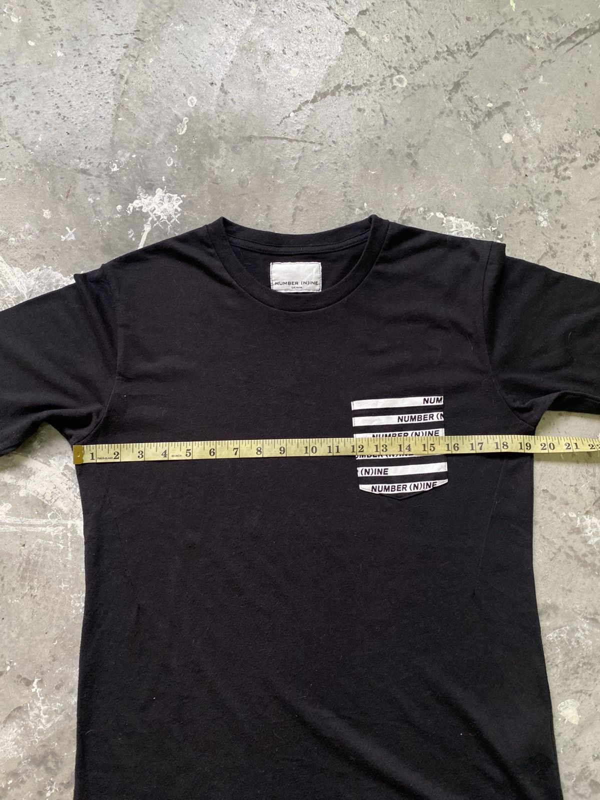 Number (N)ine Number Nine Denim Pocket Tee Shirt Size US M / EU 48-50 / 2 - 11 Thumbnail