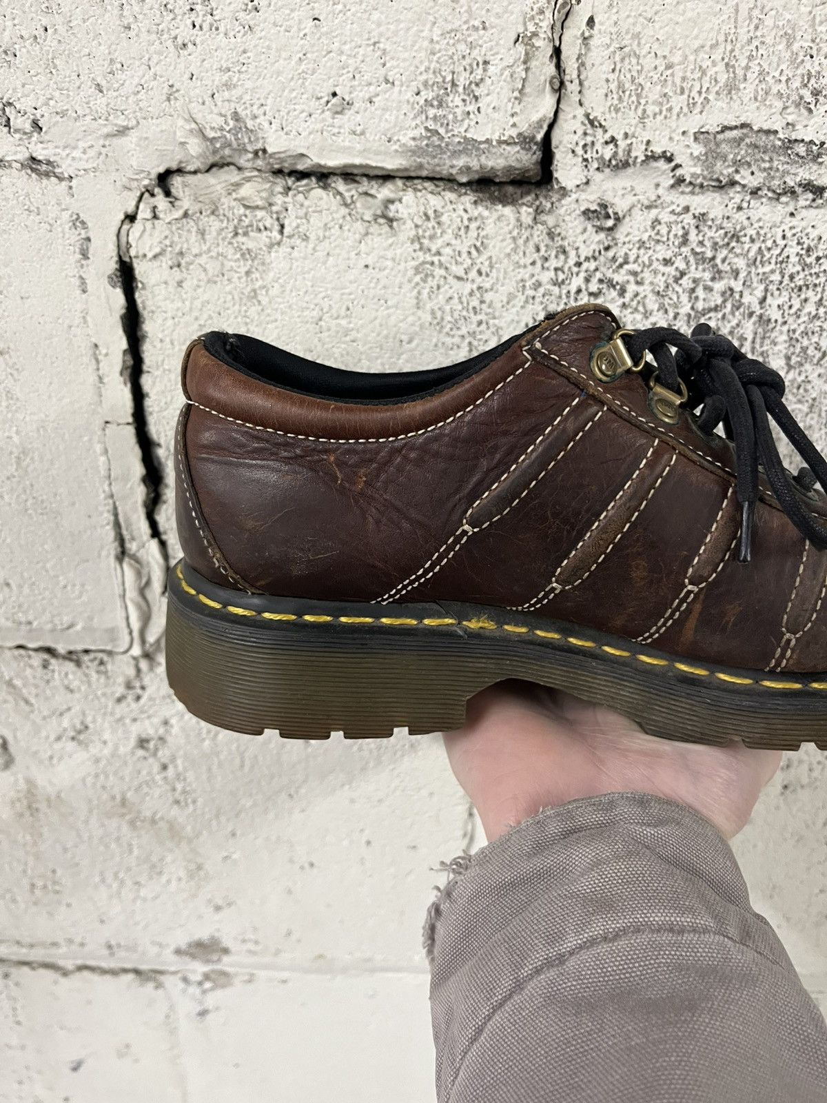 Dr. Martens Dr.marten vintage leather boots rare 90s streetwear preppy Size US 10 / EU 43 - 5 Thumbnail