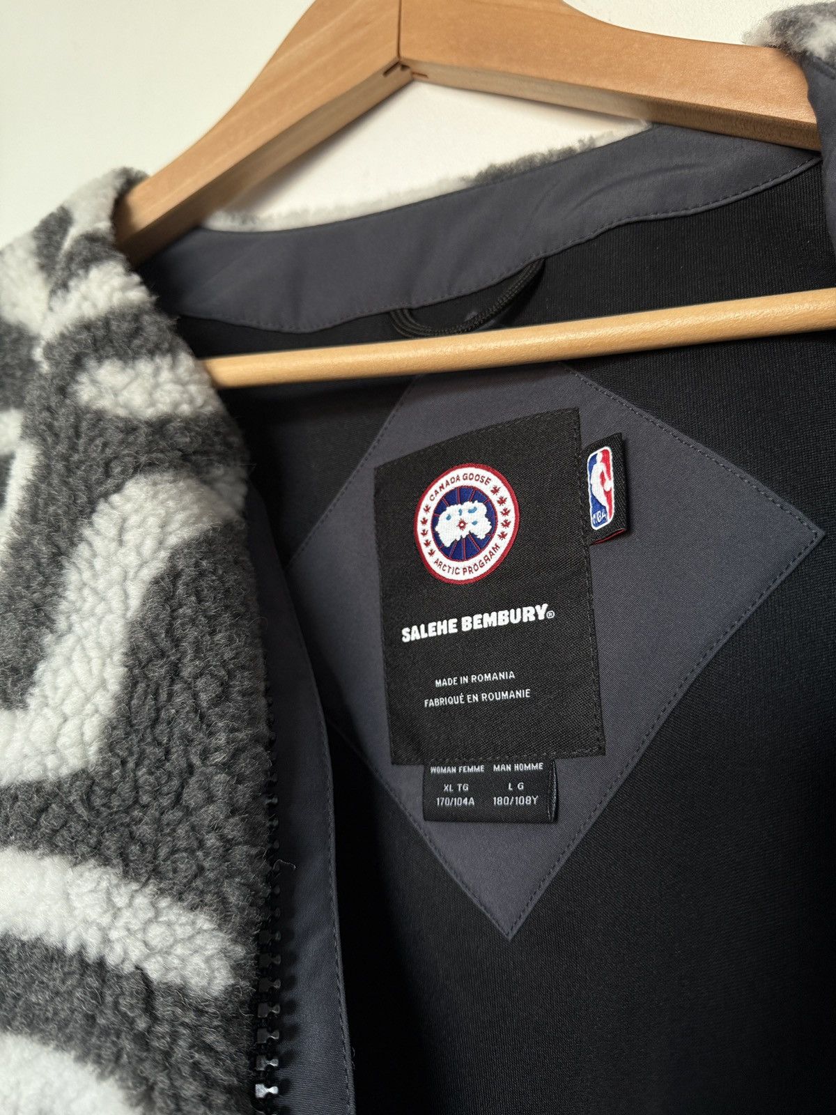 Salehe Bembury Concord Fleece - Salehe Bembury x Canada Goose x NBA Size US L / EU 52-54 / 3 - 7 Thumbnail