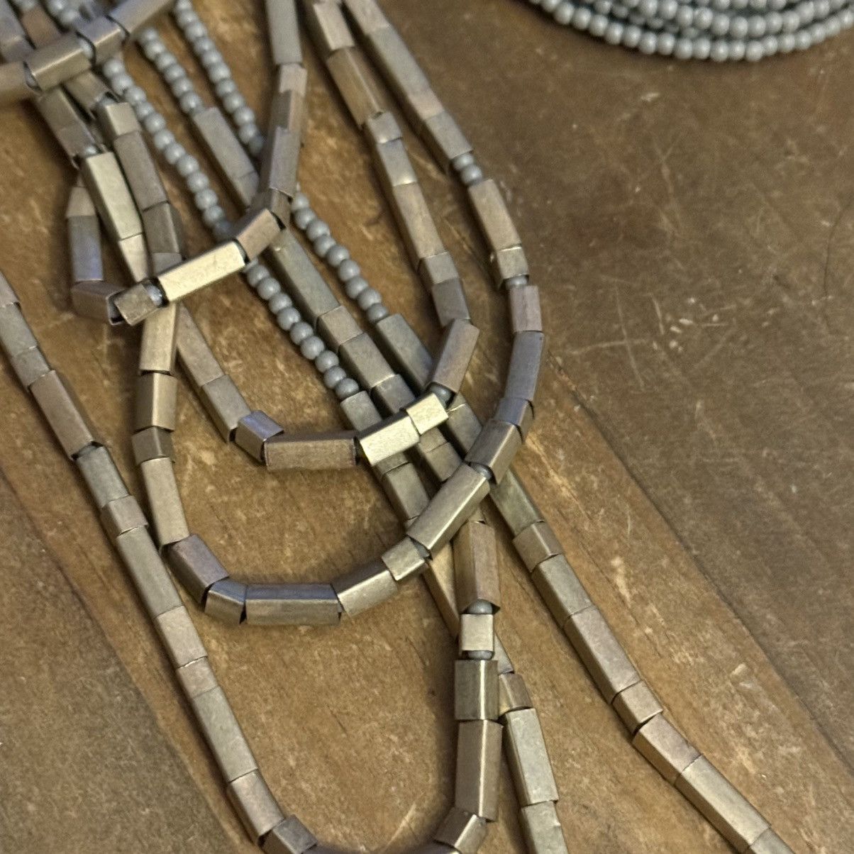 Other Premier Designs long multi strand gray seed bead necklace Size ONE SIZE - 3 Thumbnail