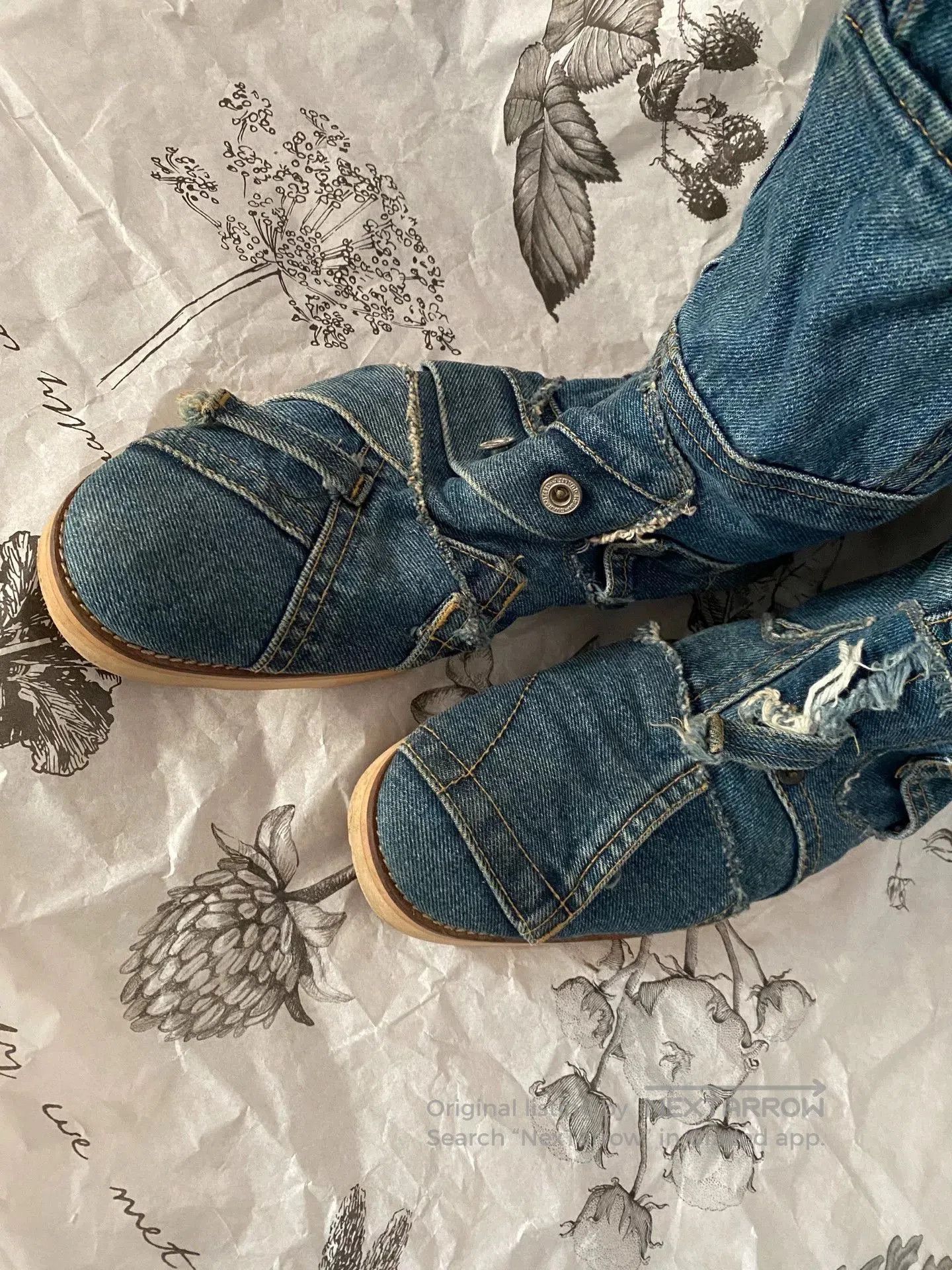 Nozomi Ishiguro Nozomi Ishiguro Denim Mid. Size US 10 / EU 43 - 2 Thumbnail