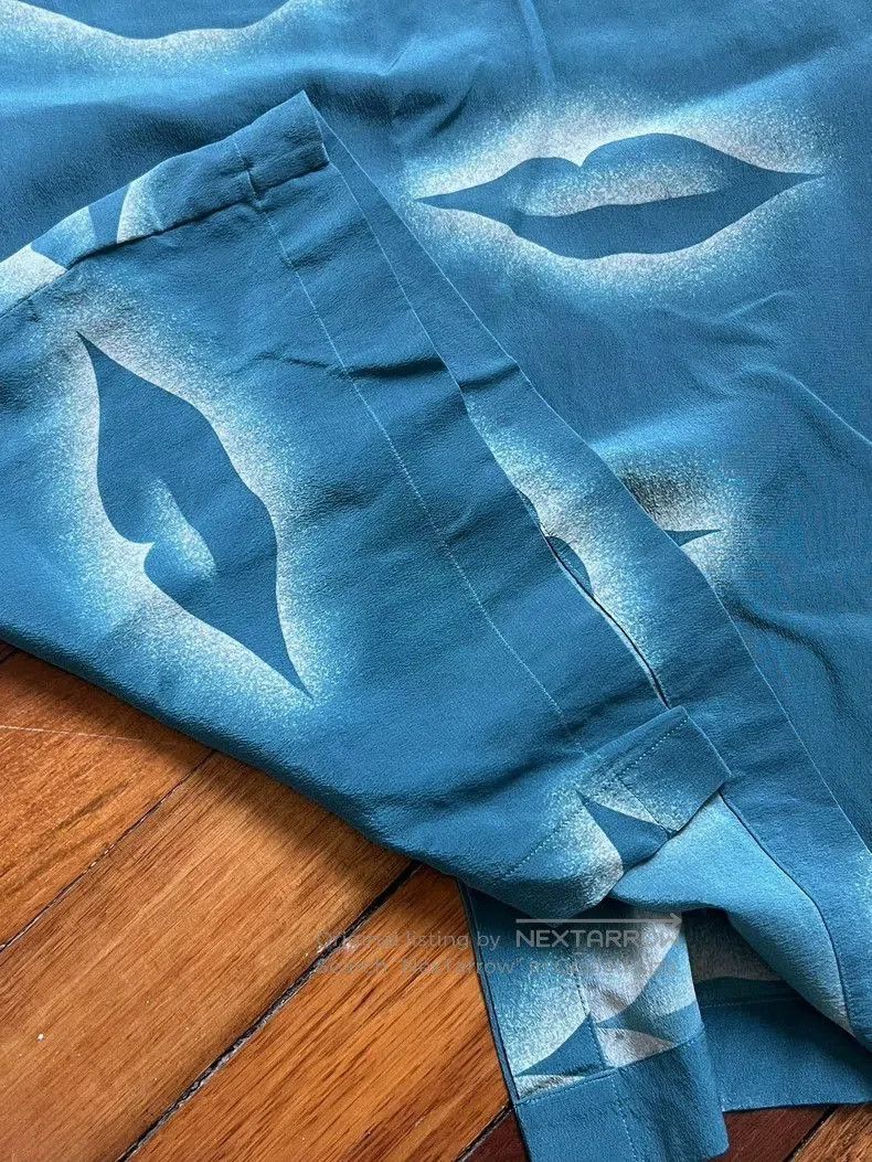 Dries Van Noten Dries Van Noten Silk Lip Print Shirt. Size US M / EU 48-50 / 2 - 7 Thumbnail
