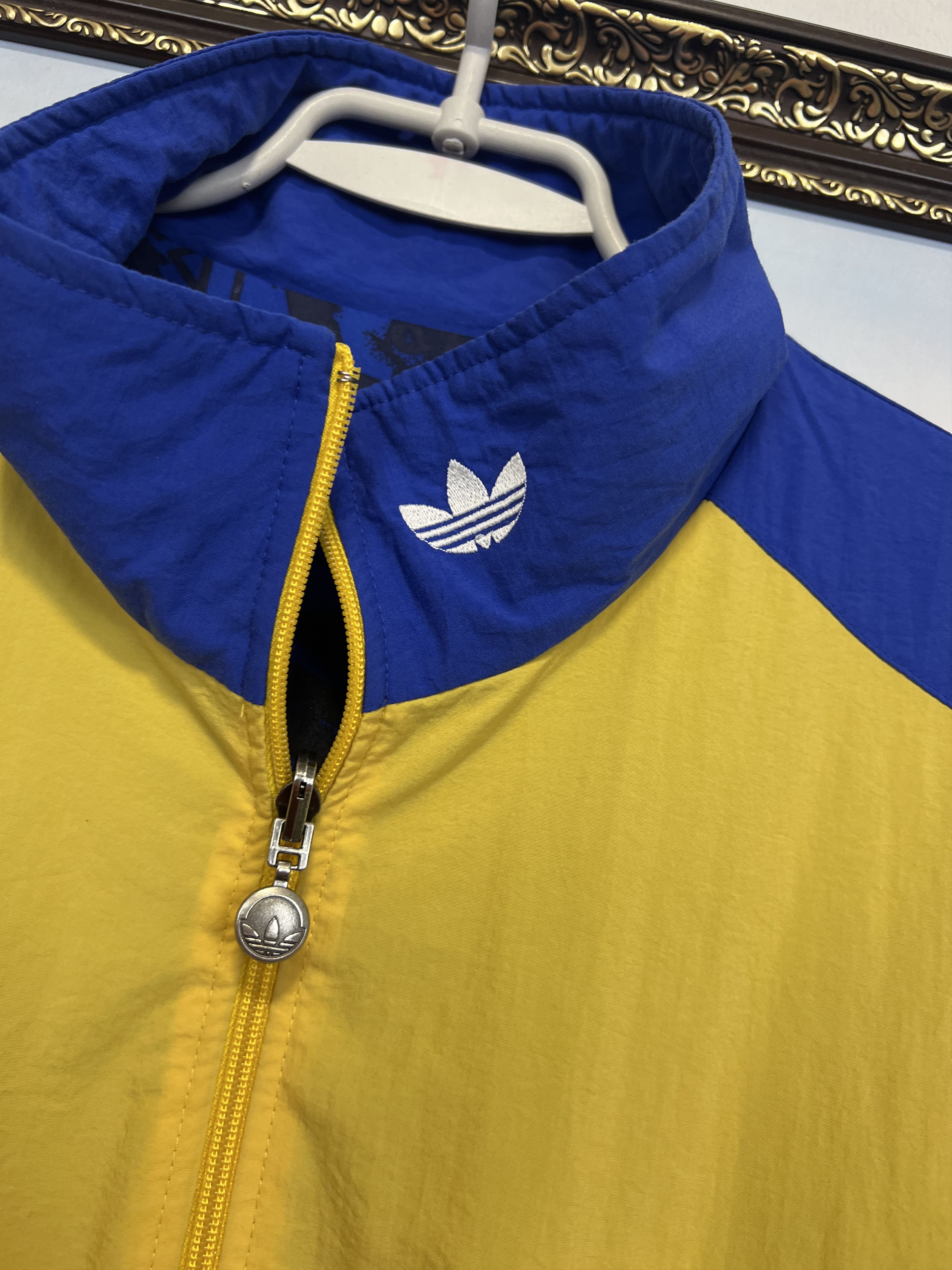 Adidas Vintage Sweden Double Sided Jacket Soccer Track Top Rare Size US L / EU 52-54 / 3 - 3 Thumbnail