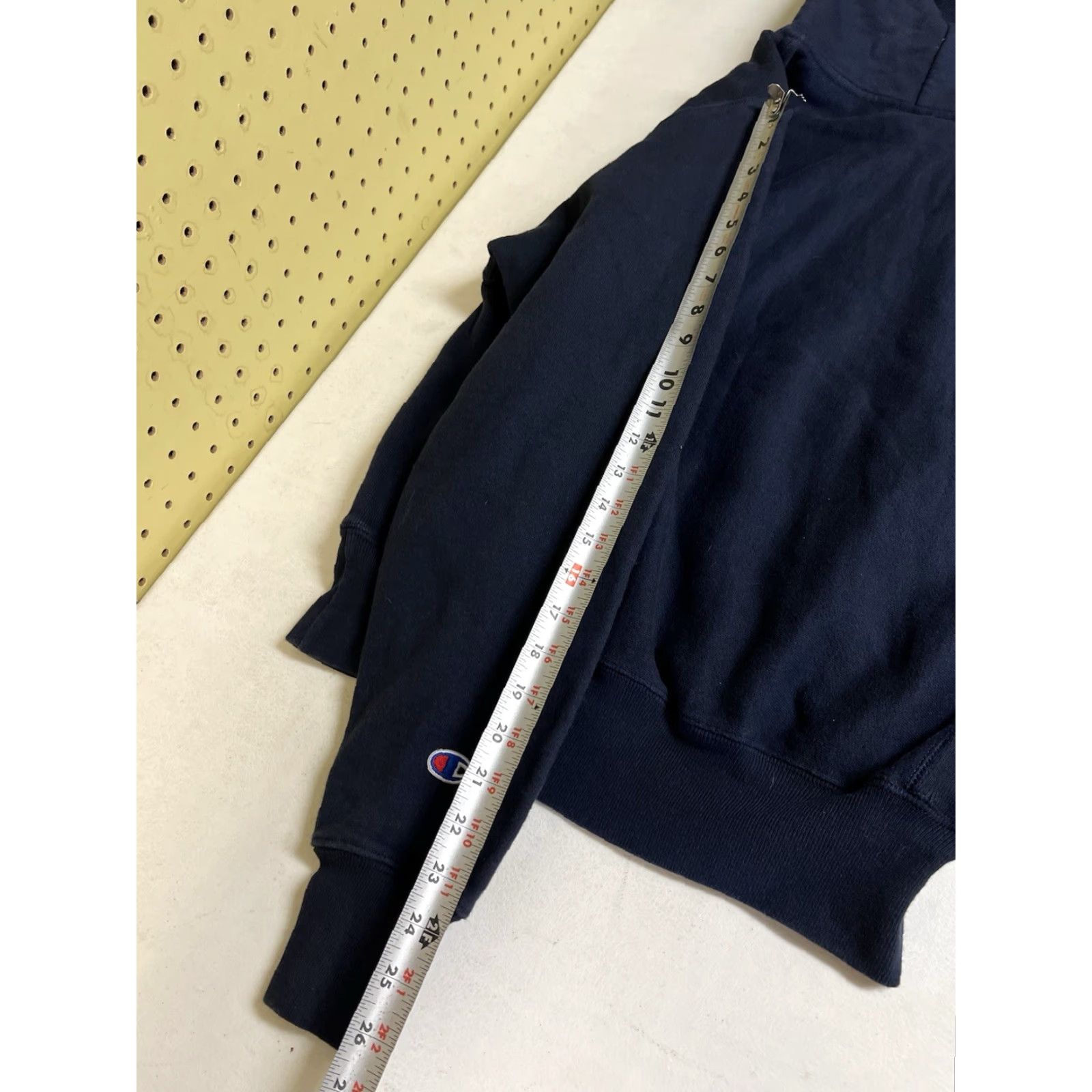 Champion Champion Hoodie Blue Reverse Weave Sweatshirt S Small Mens Pullover Heavy Reversible Cotton Blend Vintage No Size US S / EU 44-46 / 1 - 5 Thumbnail
