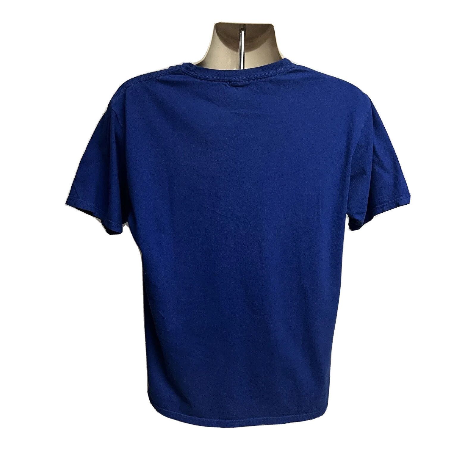 Vintage Vintage Blue Graphic T-Shirt Large Eat Sleep Baseball Repeat Size US L / EU 52-54 / 3 - 3 Thumbnail