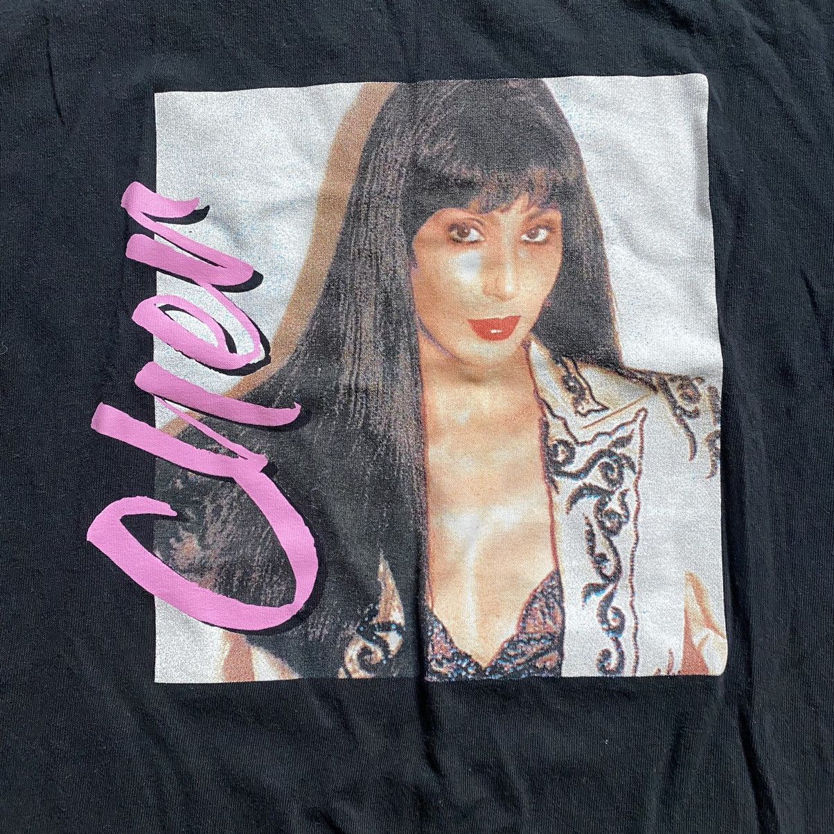 Band Tees CHER BAND BIG PRINT GIRL Y2K T SHIRT Size US XS / EU 42 / 0 - 2 Thumbnail