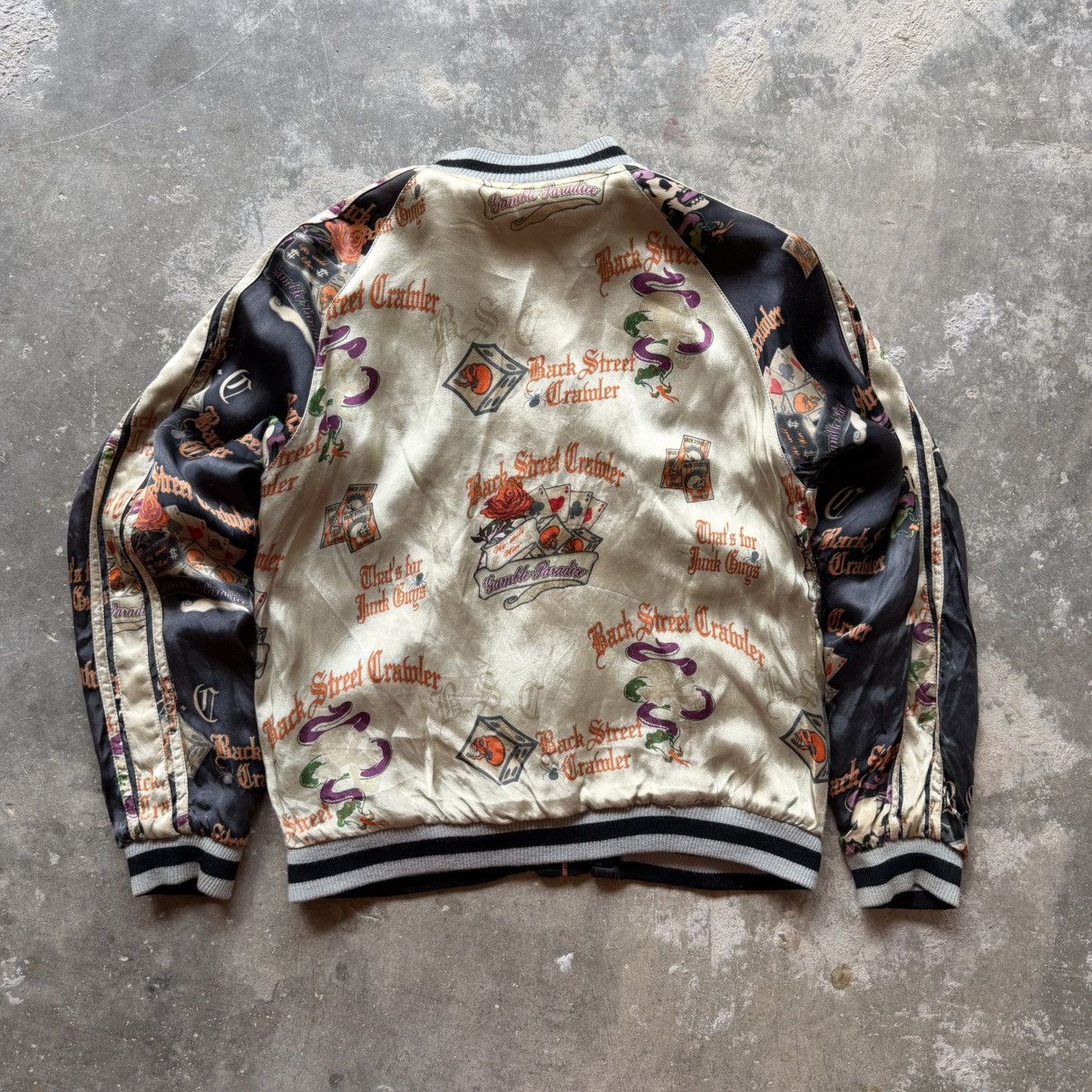14th Addiction 🔥RARE🔥Back street cramber skull rayon sukajan jacket Size US M / EU 48-50 / 2 - 12 Thumbnail