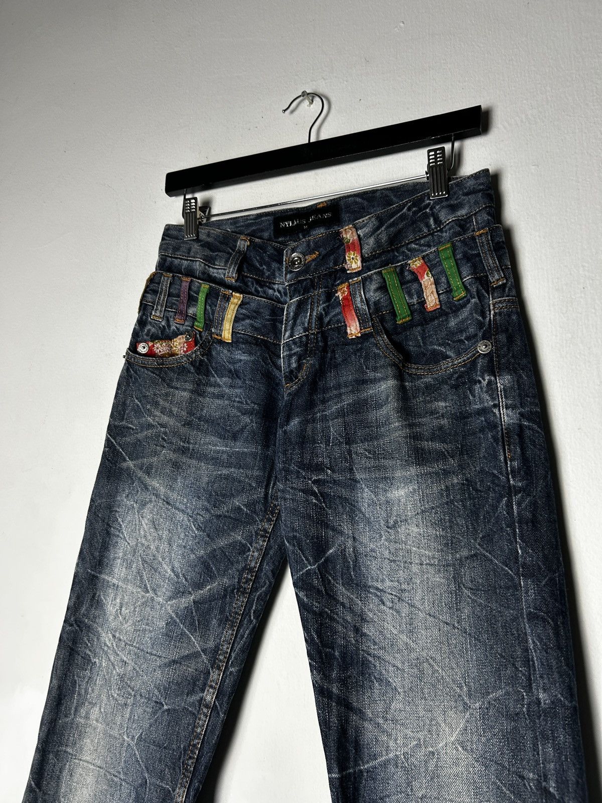 If Six Was Nine Nylaus double waist sick design grunge punk japanese style Size US 29 - 5 Thumbnail