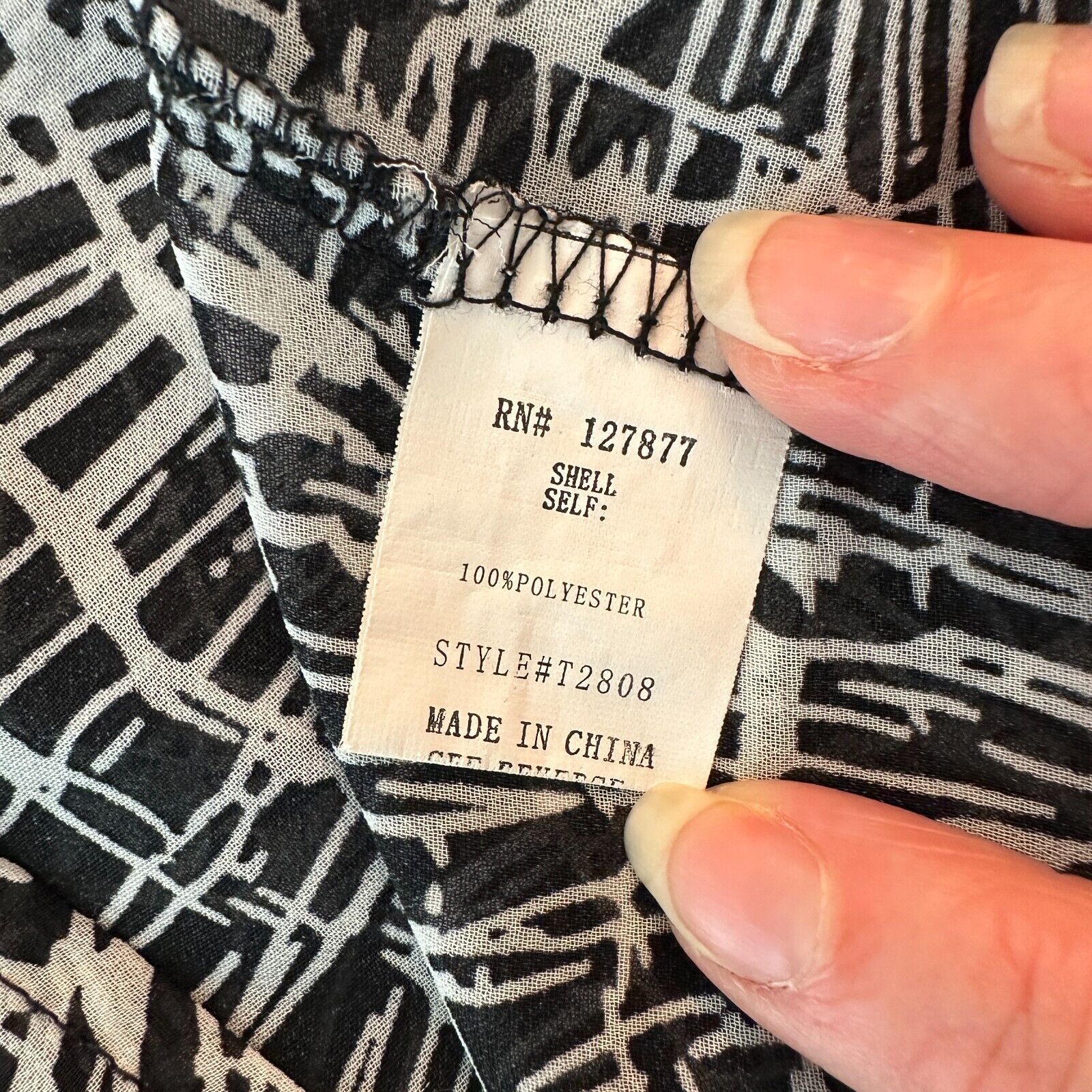 Other Ovi Black White Circle Design Keyhole Sleeveless Blouse S Size S / US 4 / IT 40 - 7 Thumbnail