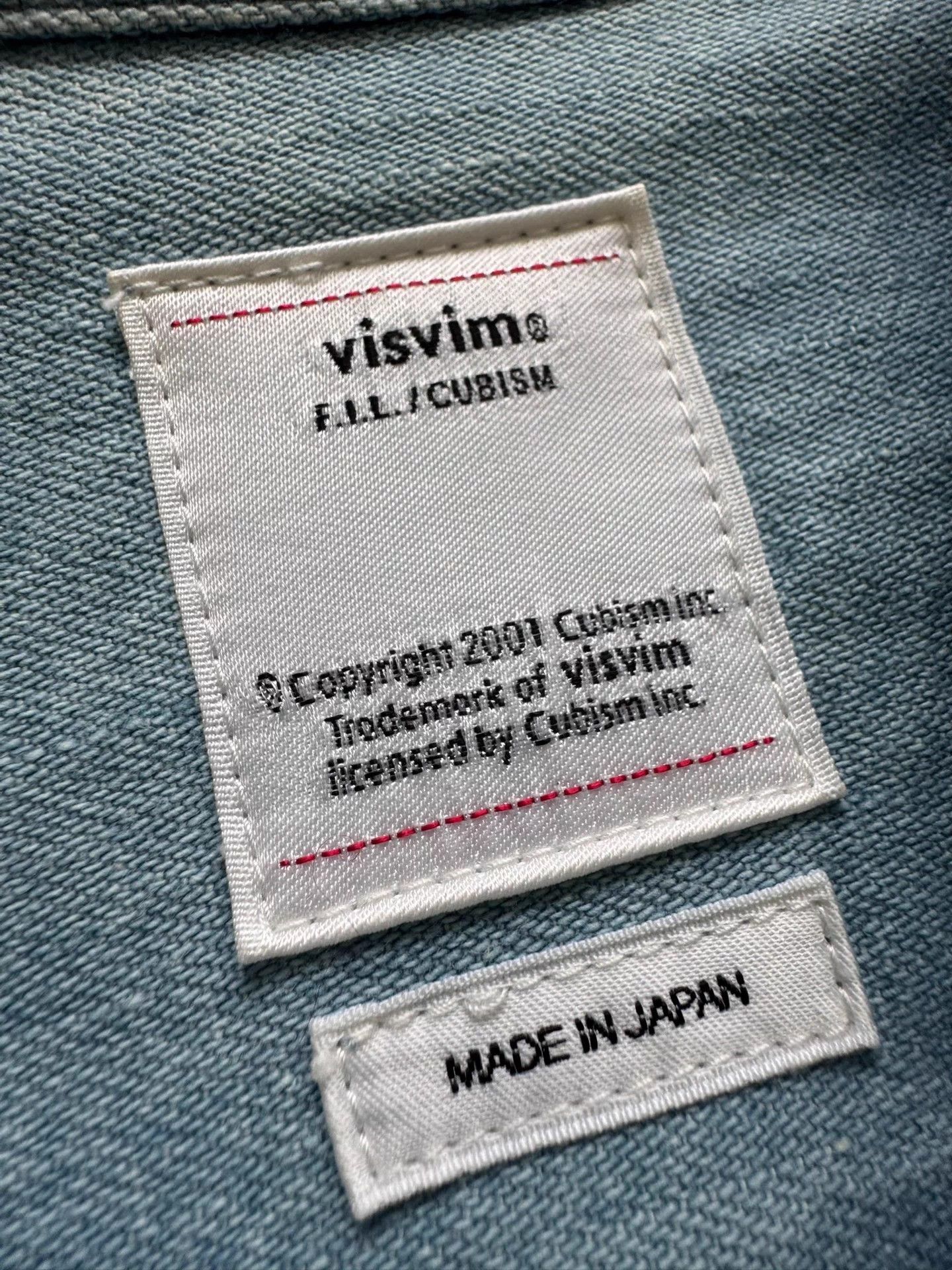 Visvim VISVIM 18SS SPOT BANDANA DMGD Black Denim Shirt Size US L / EU 52-54 / 3 - 2 Thumbnail