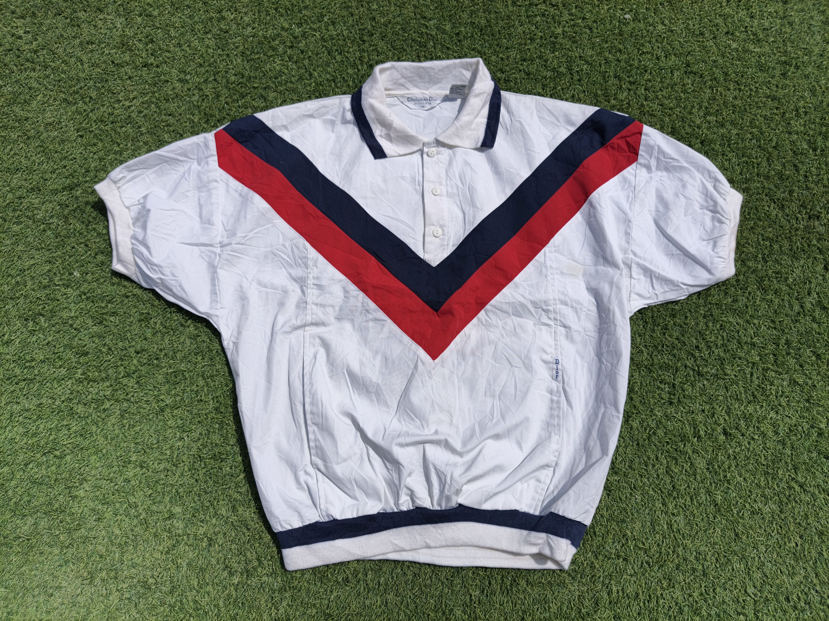 Christian Dior Monsieur CHRISTIAN DIOR Monsieur Vintage 80's PullOver Shirt Size US M / EU 48-50 / 2 - 1 Thumbnail